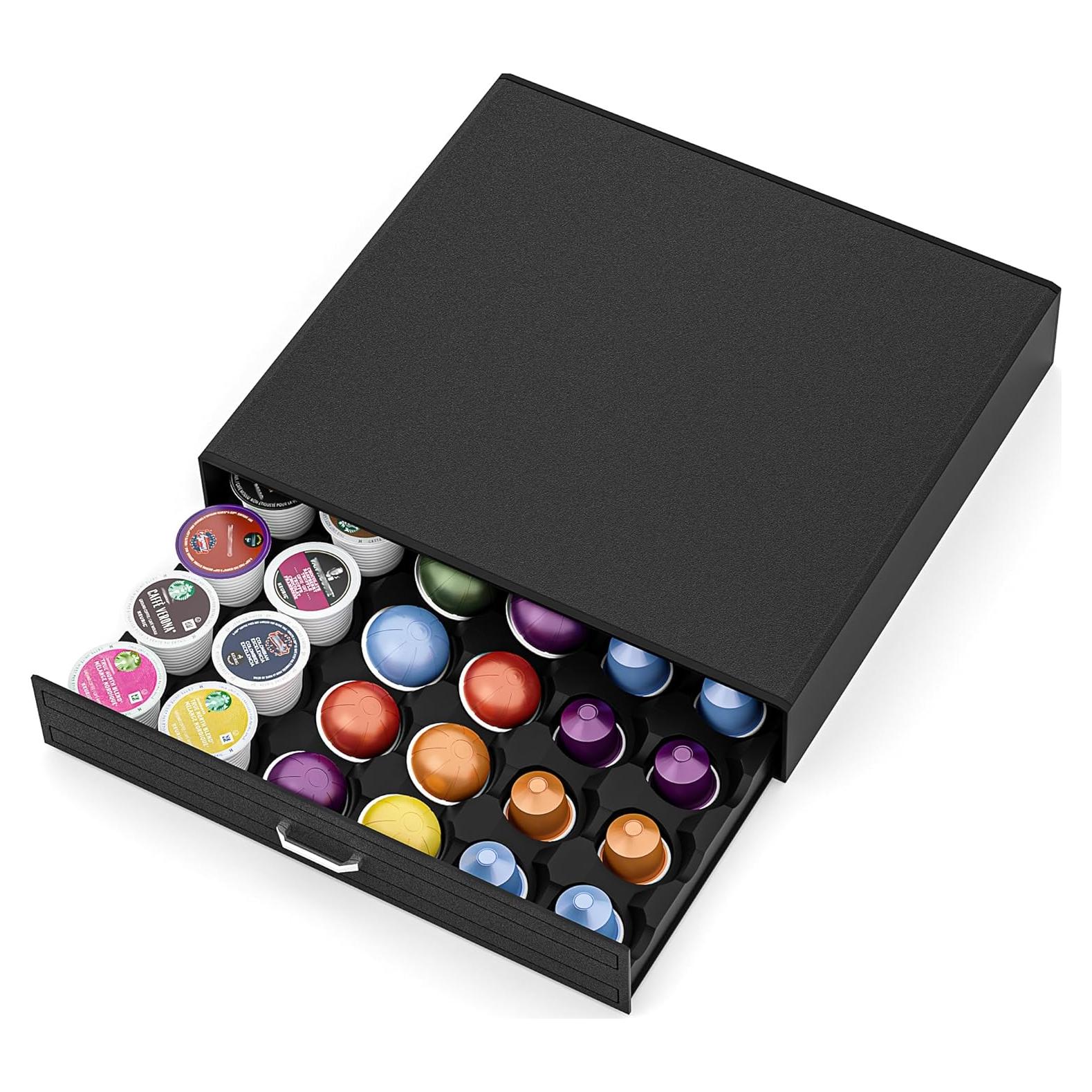 Organizador de Cápsulas de Café SZQINJI Negro 30 K-Cups