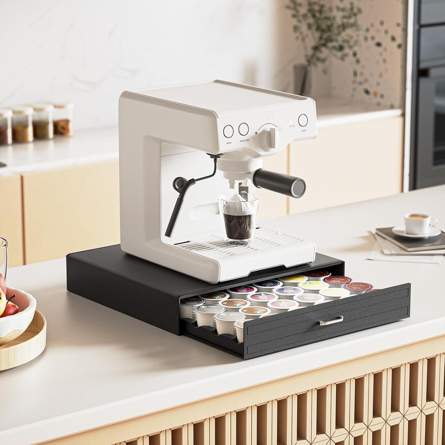 Organizador de Cápsulas de Café SZQINJI Negro 30 K-Cups