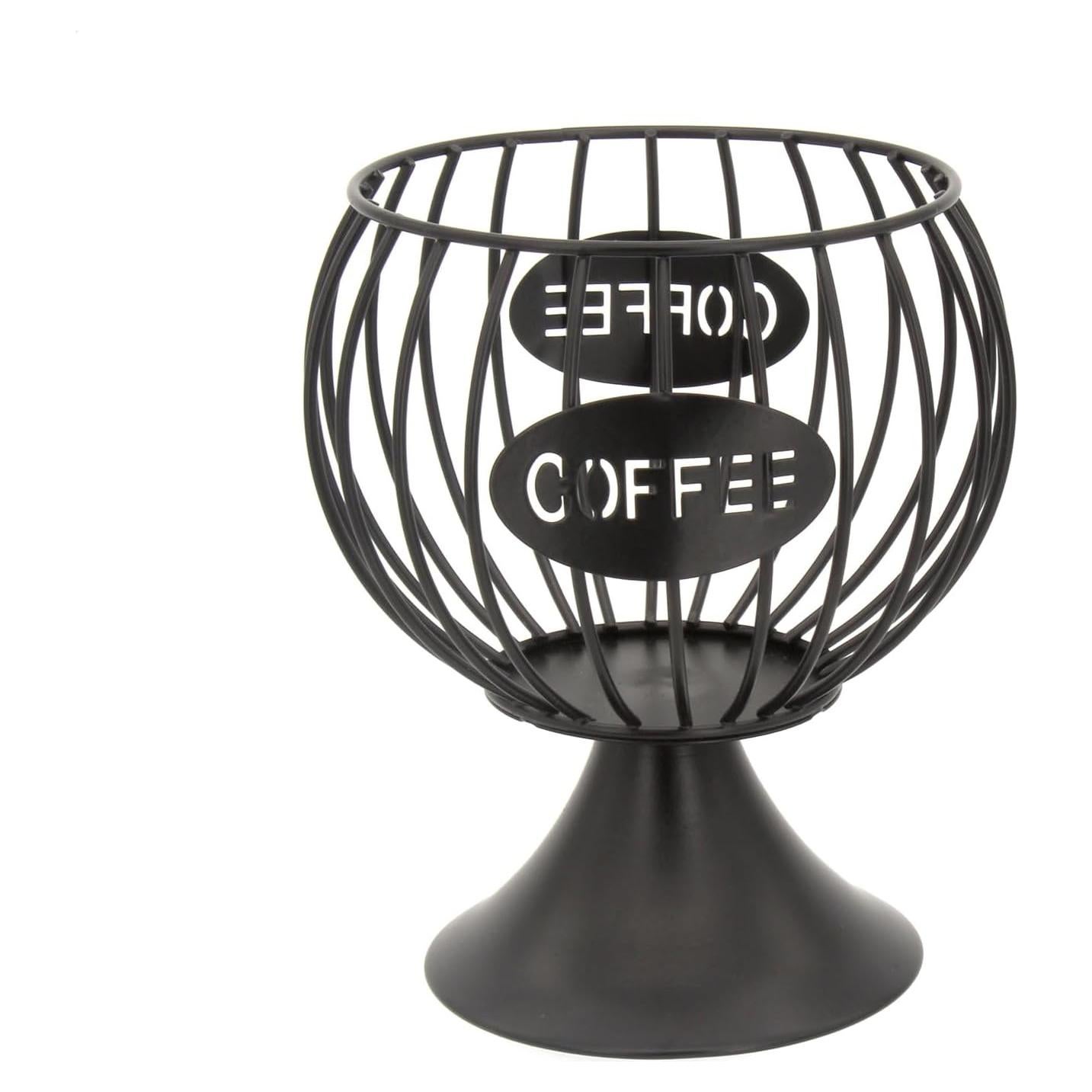 Soporte Organizador de Cápsulas de Café Bokelai Negro 19x12x17 cm