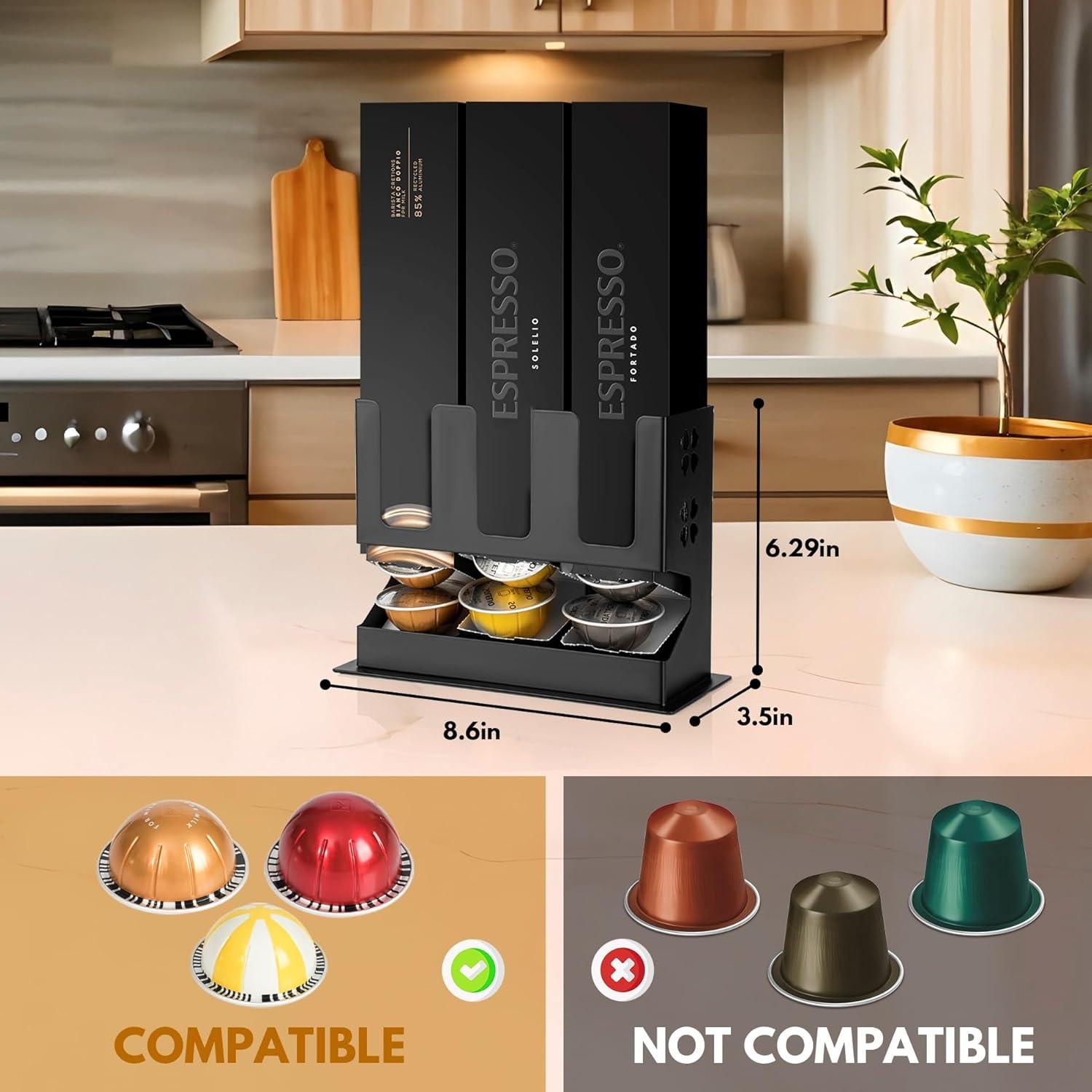 Soporte para Cápsulas de Café RECAPS para Nespresso Vertuo - 30 Cápsulas
