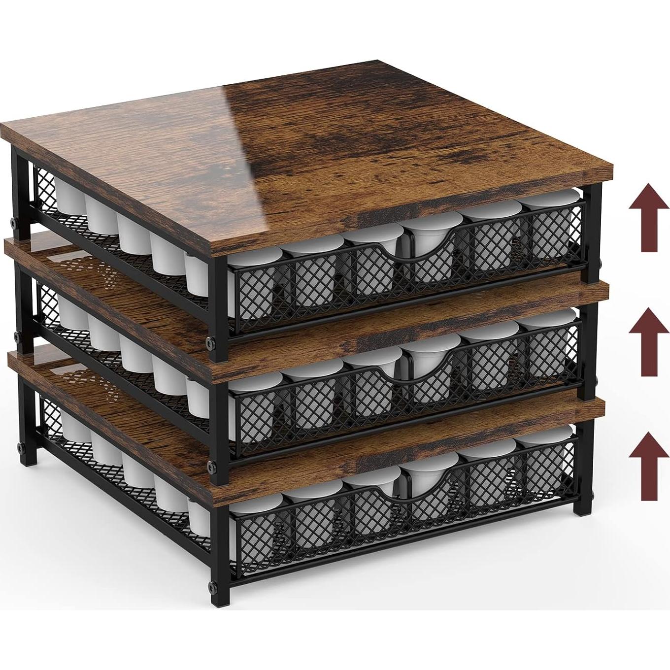 Organizador de Cajones para Cápsulas de Café CADUKE 36 Capacidad