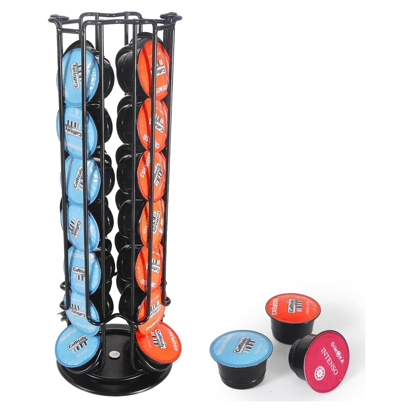 Soporte giratorio para 28 cápsulas de café SYSYLY