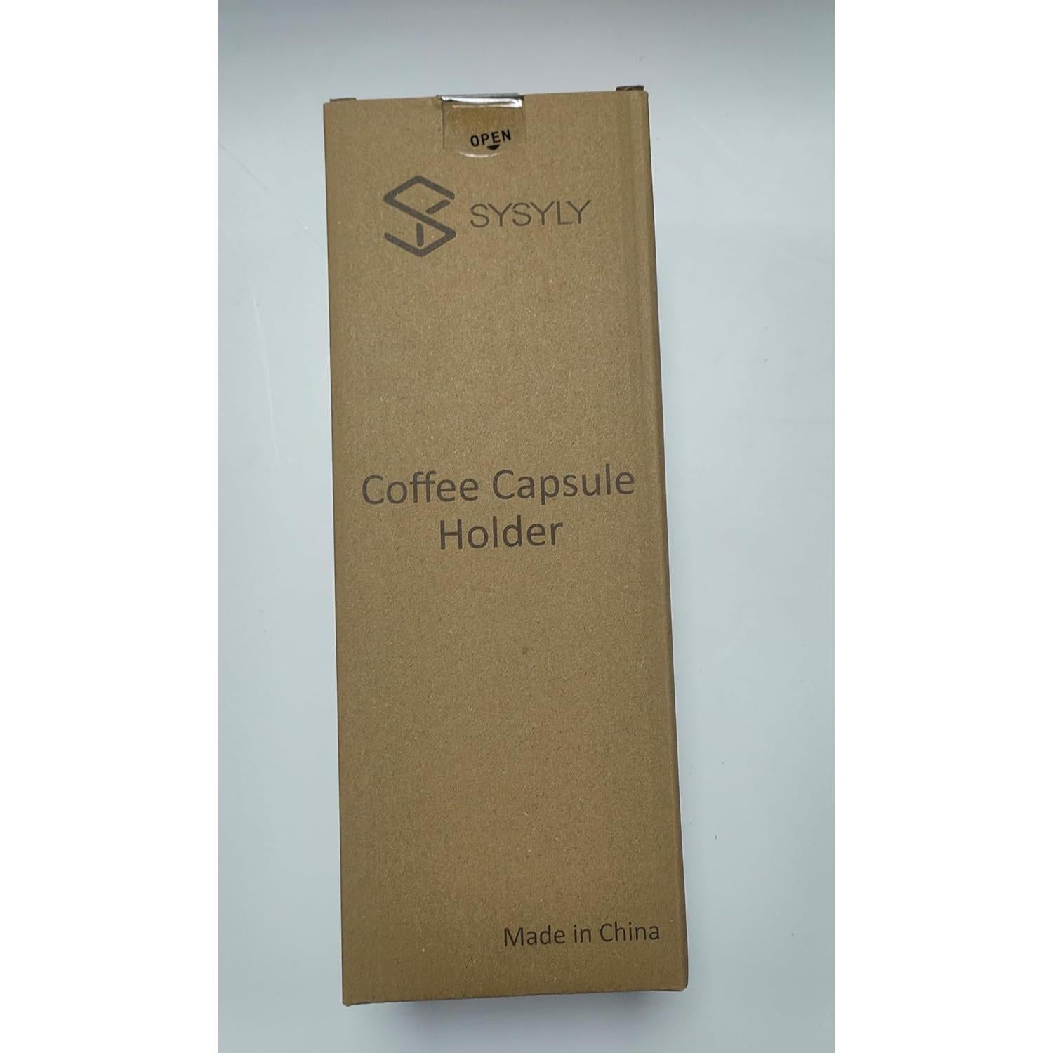 Soporte giratorio para 28 cápsulas de café SYSYLY