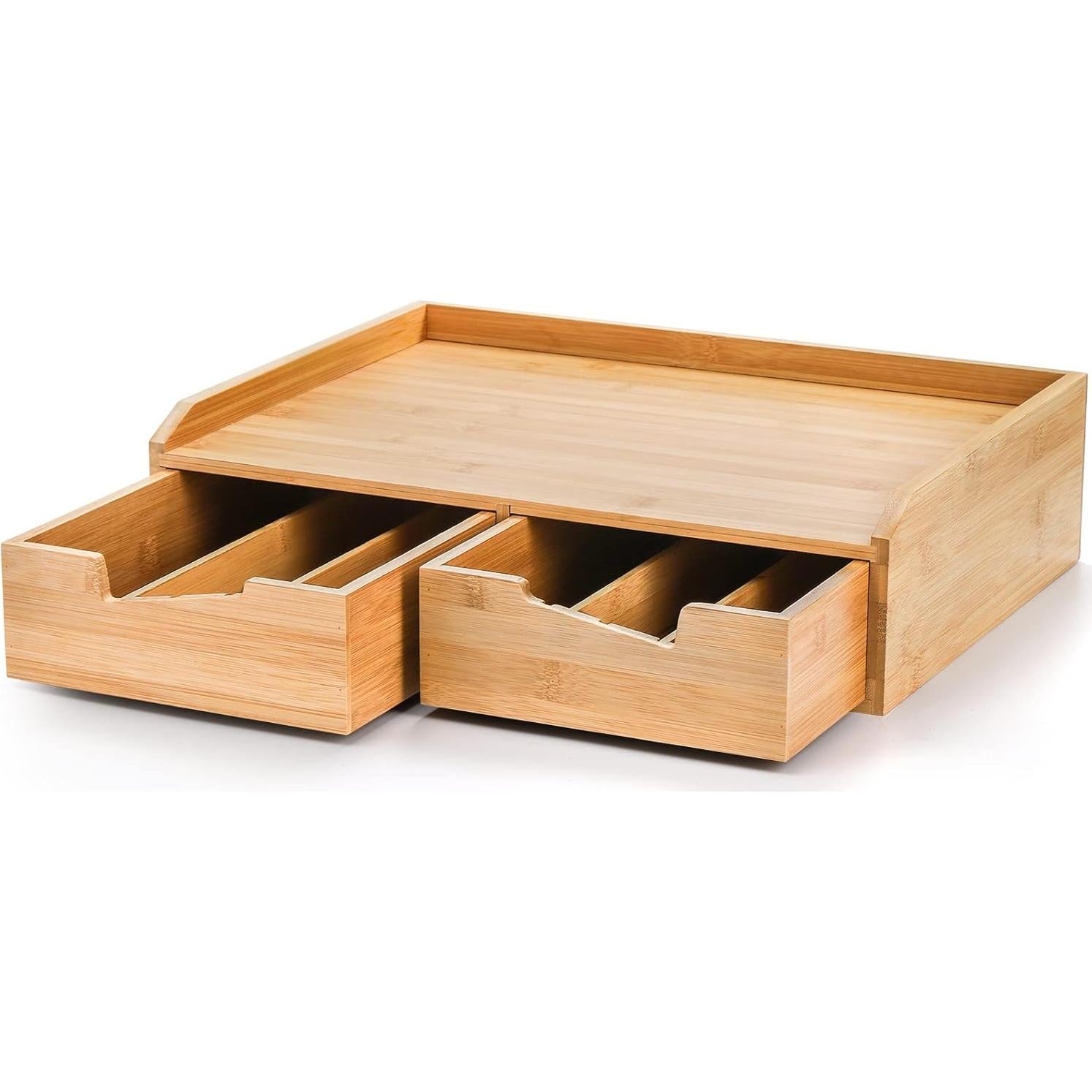 Organizador de Cajones de Bambú SOUJOY para Cápsulas de Café