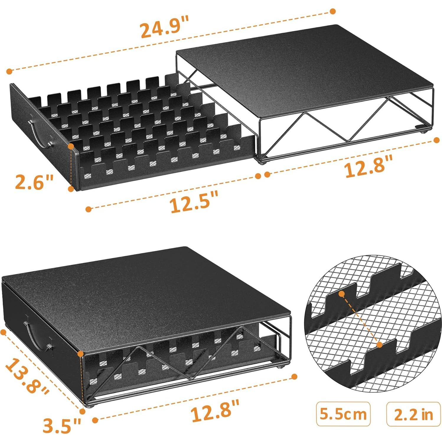 Cajón para Cápsulas de Café HFHOME, Almacenamiento 48 Vertuo