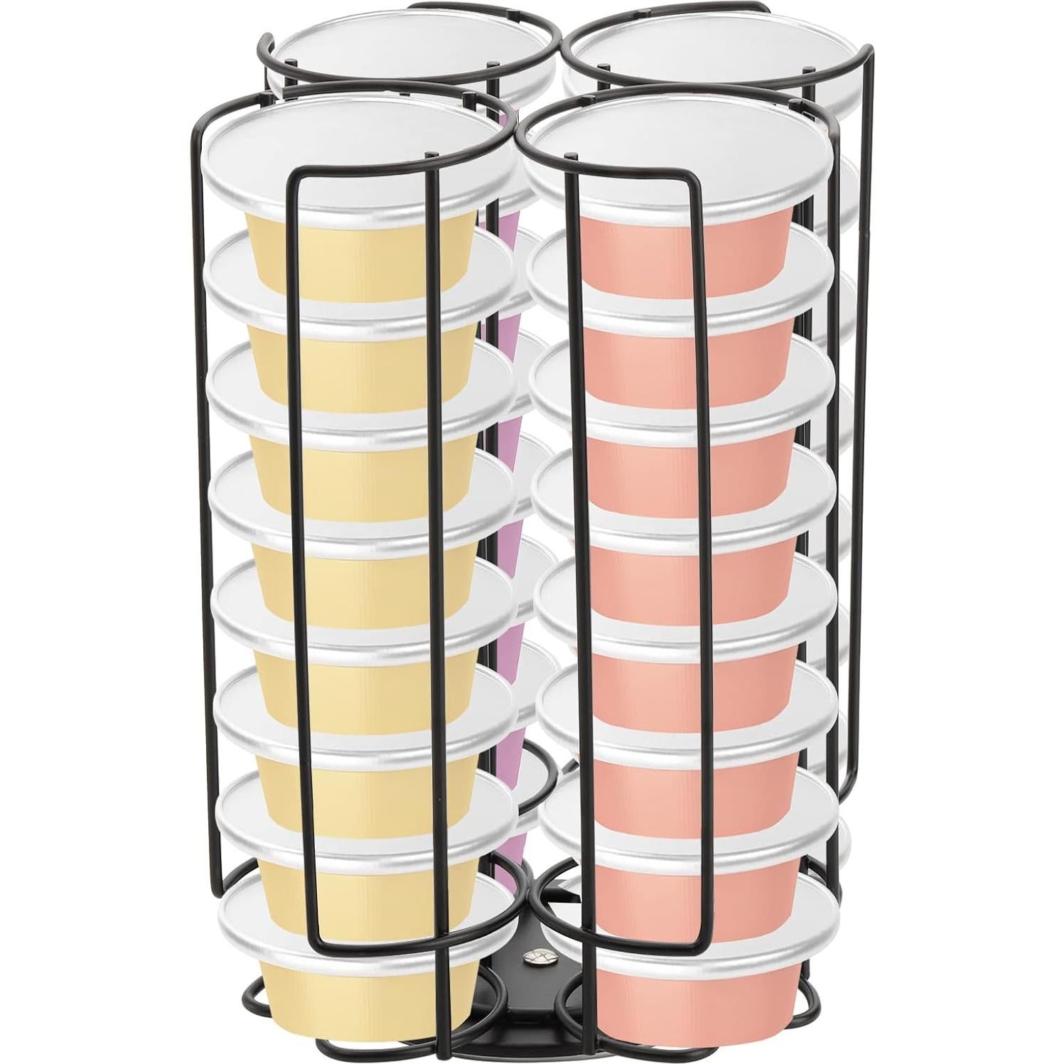 Soporte de Cápsulas de Café Frcctre, Organizador Vertical 32 Cápsulas