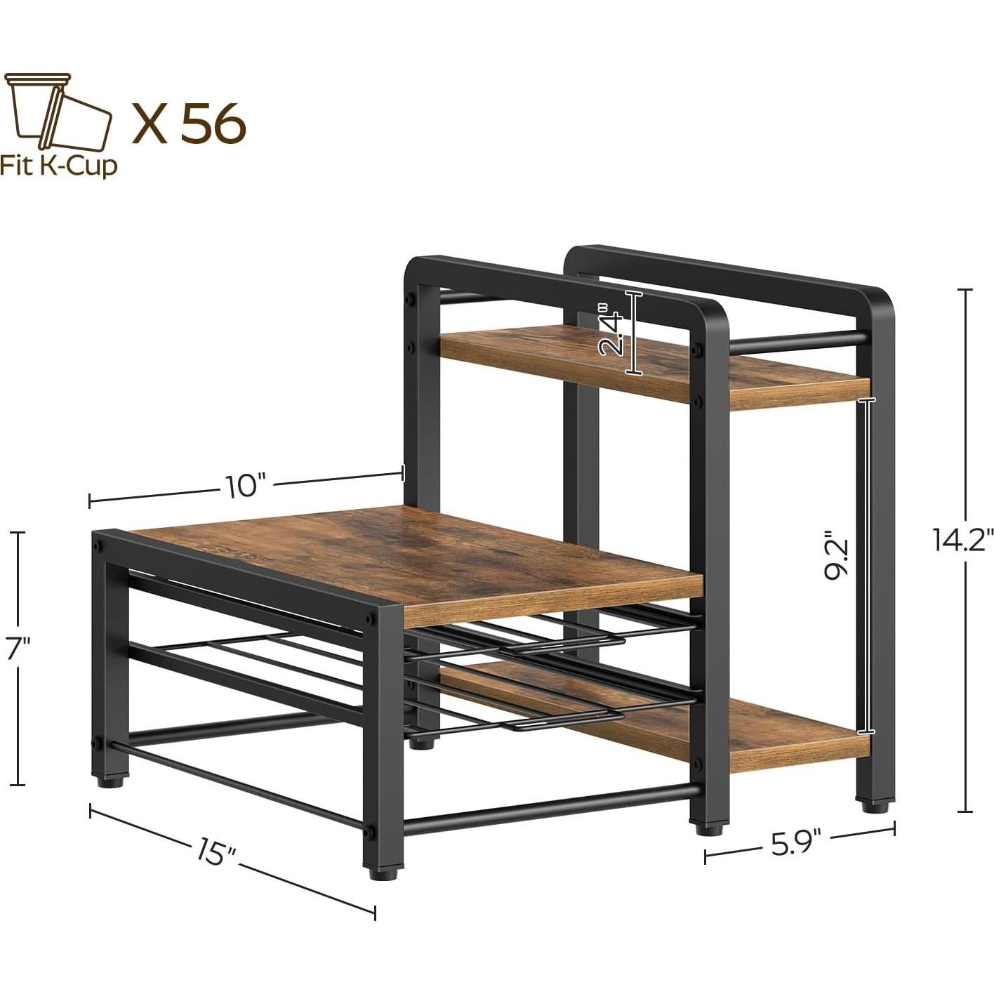Soporte para Cajón de Cápsulas de Café YATINEY KH01BR 56 Cápsulas