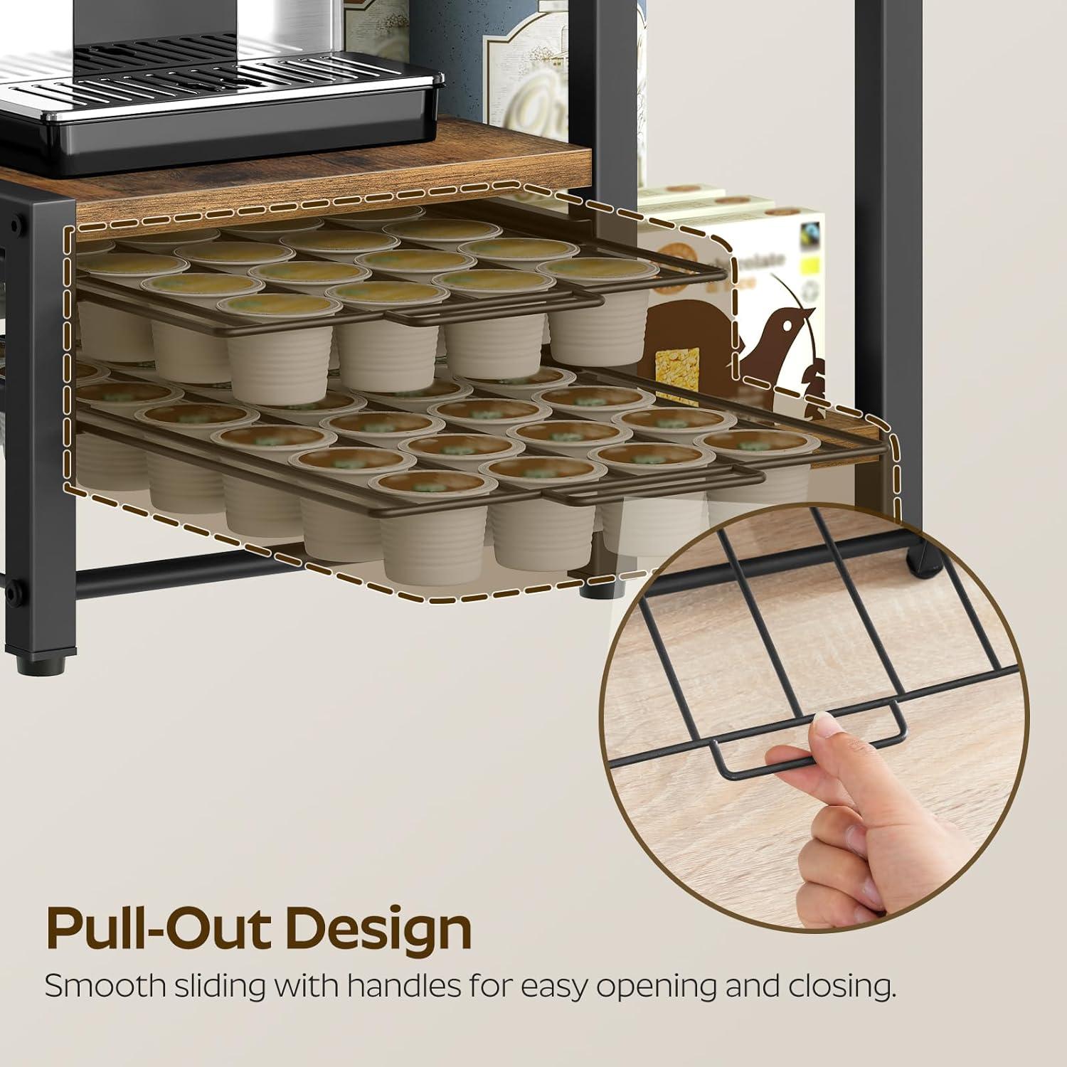 Soporte para Cajón de Cápsulas de Café YATINEY KH01BR 56 Cápsulas