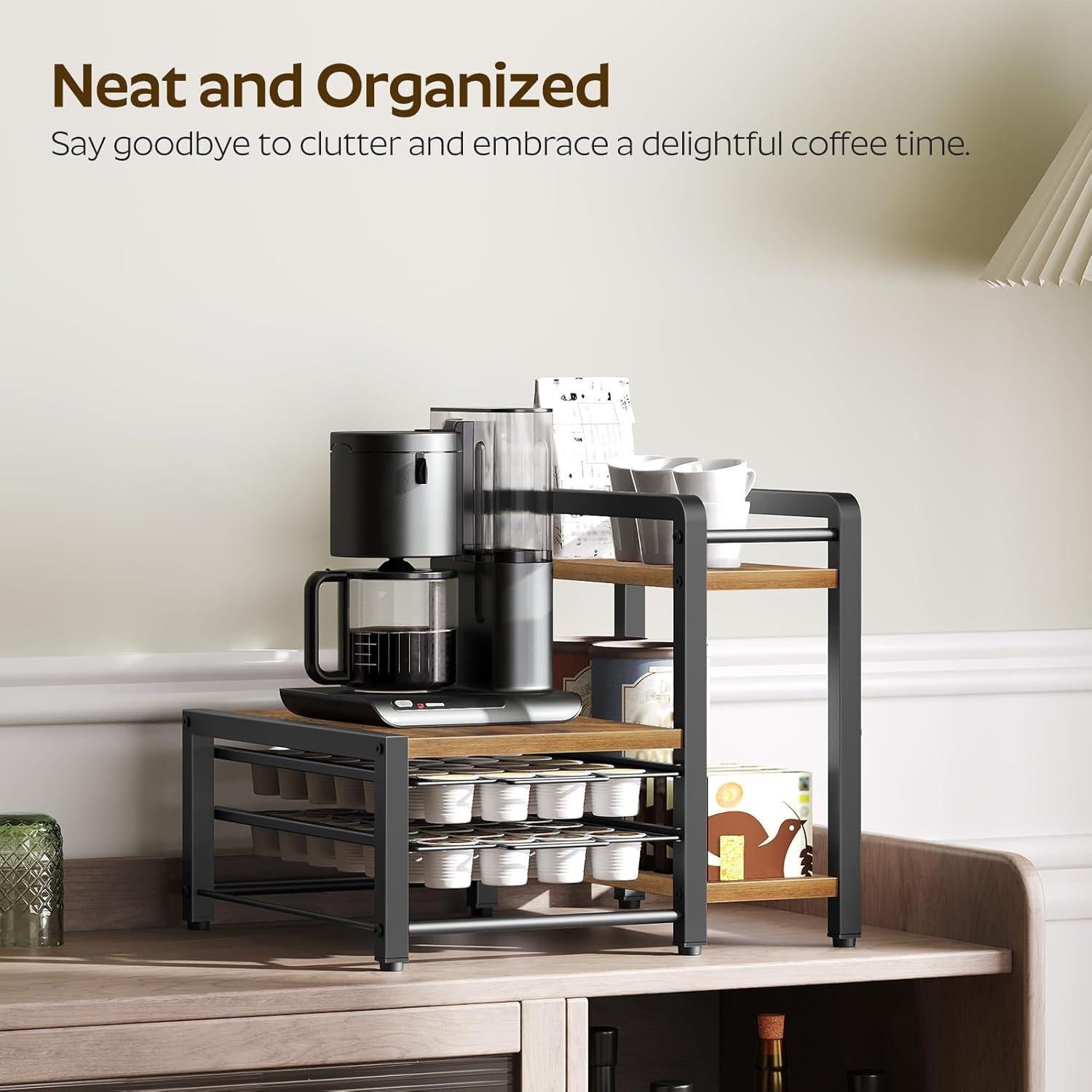 Soporte para Cajón de Cápsulas de Café YATINEY KH01BR 56 Cápsulas