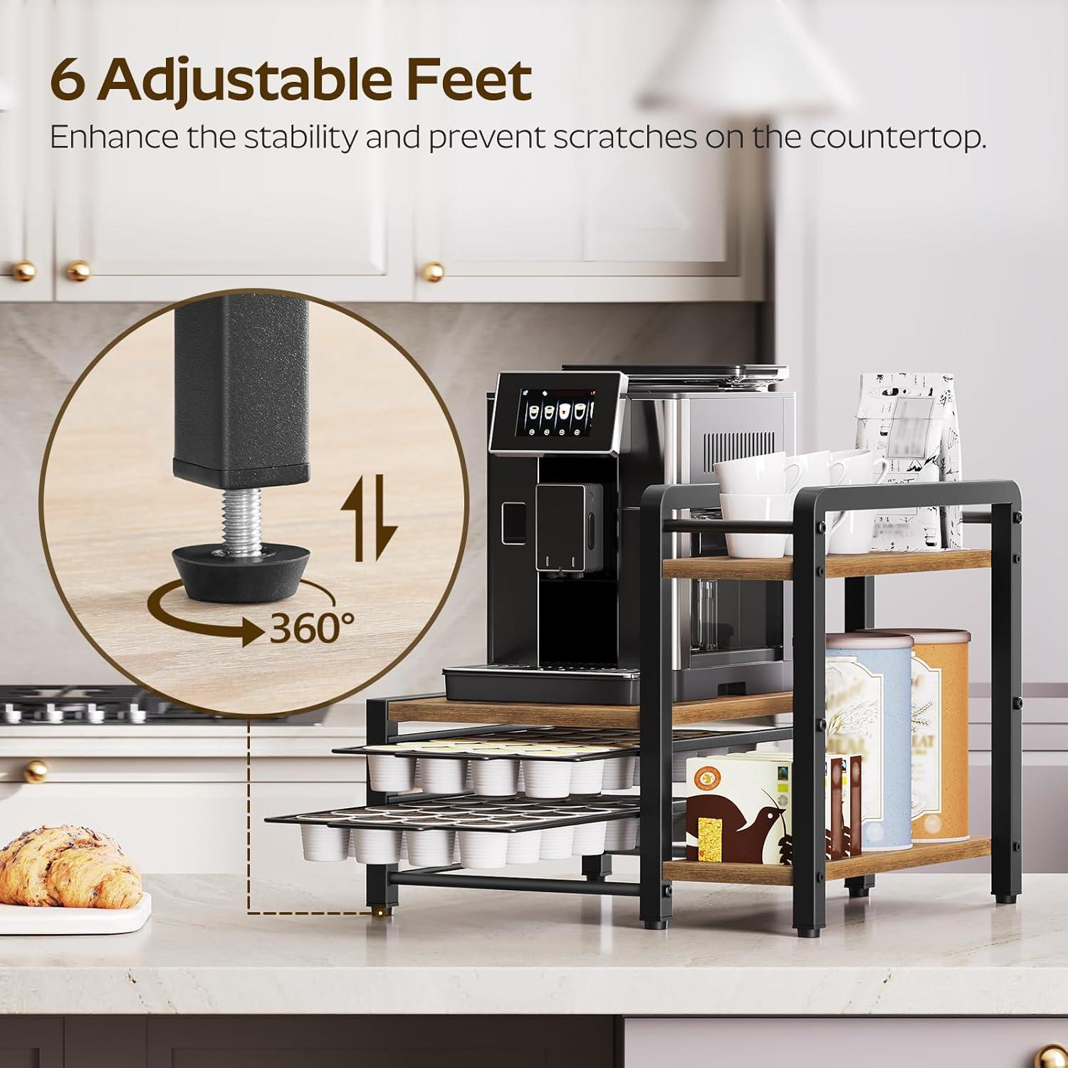 Soporte para Cajón de Cápsulas de Café YATINEY KH01BR 56 Cápsulas