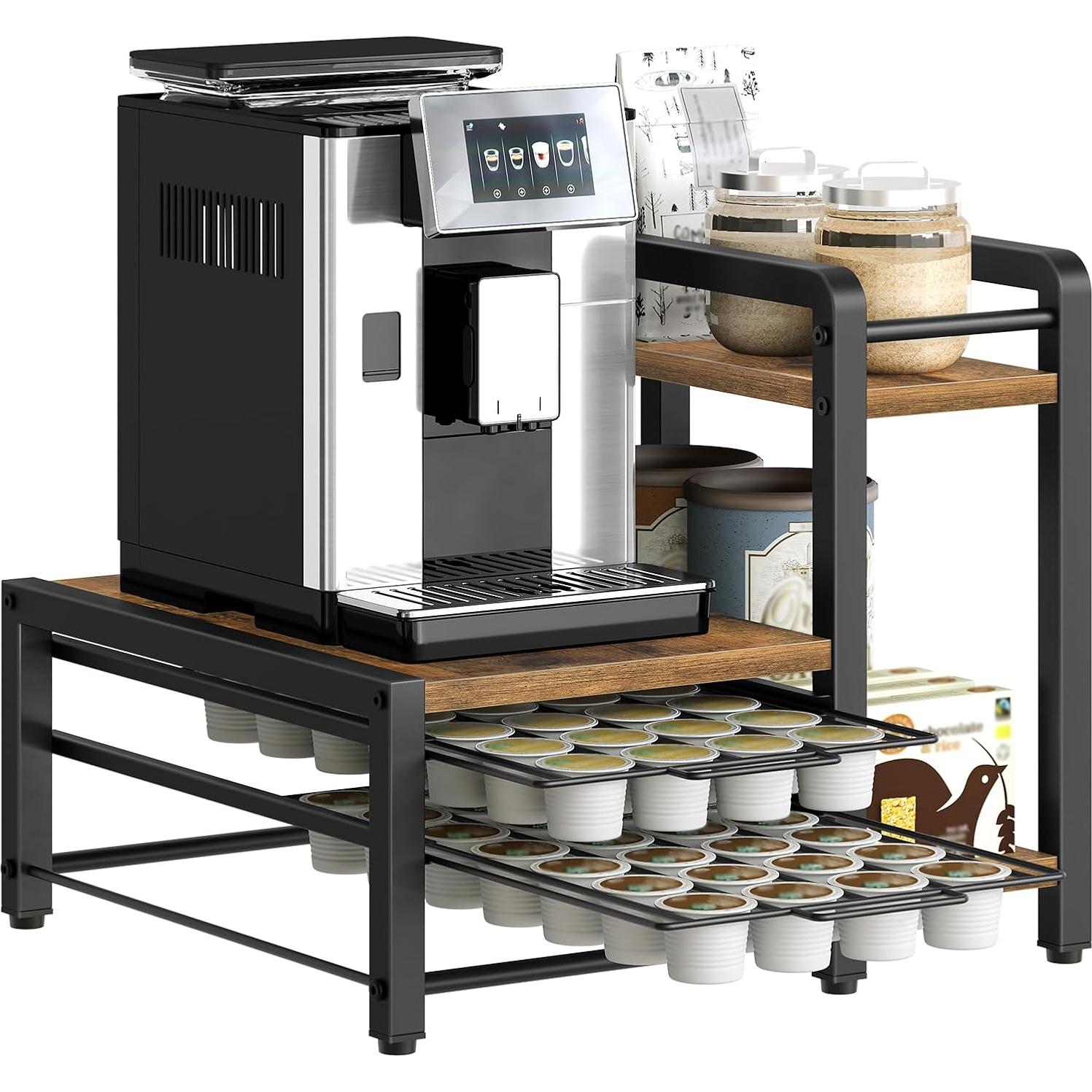 Soporte para Cajón de Cápsulas de Café YATINEY KH01BR 56 Cápsulas