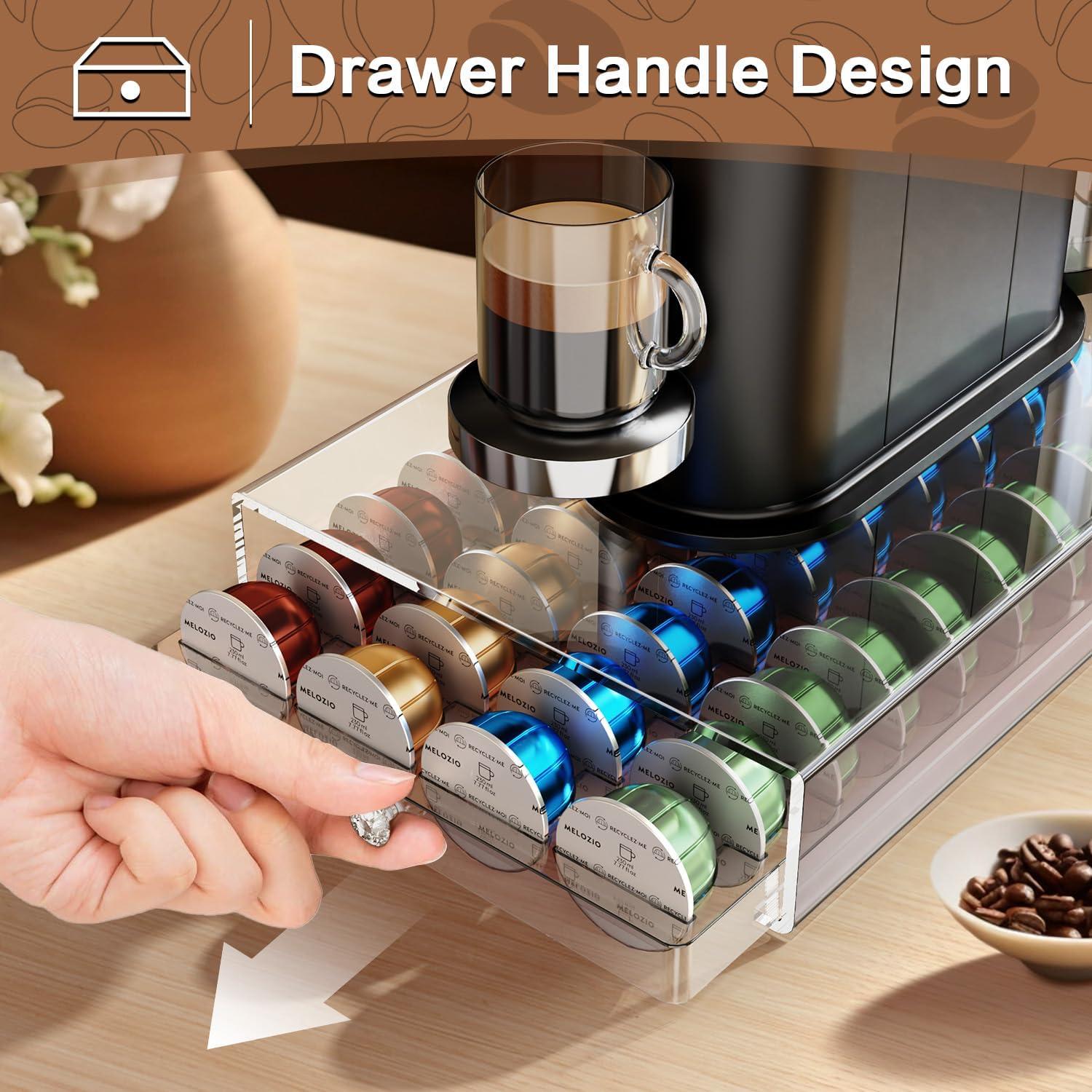 Soporte Acrílico Genew para 40 Cápsulas Nespresso Vertuo