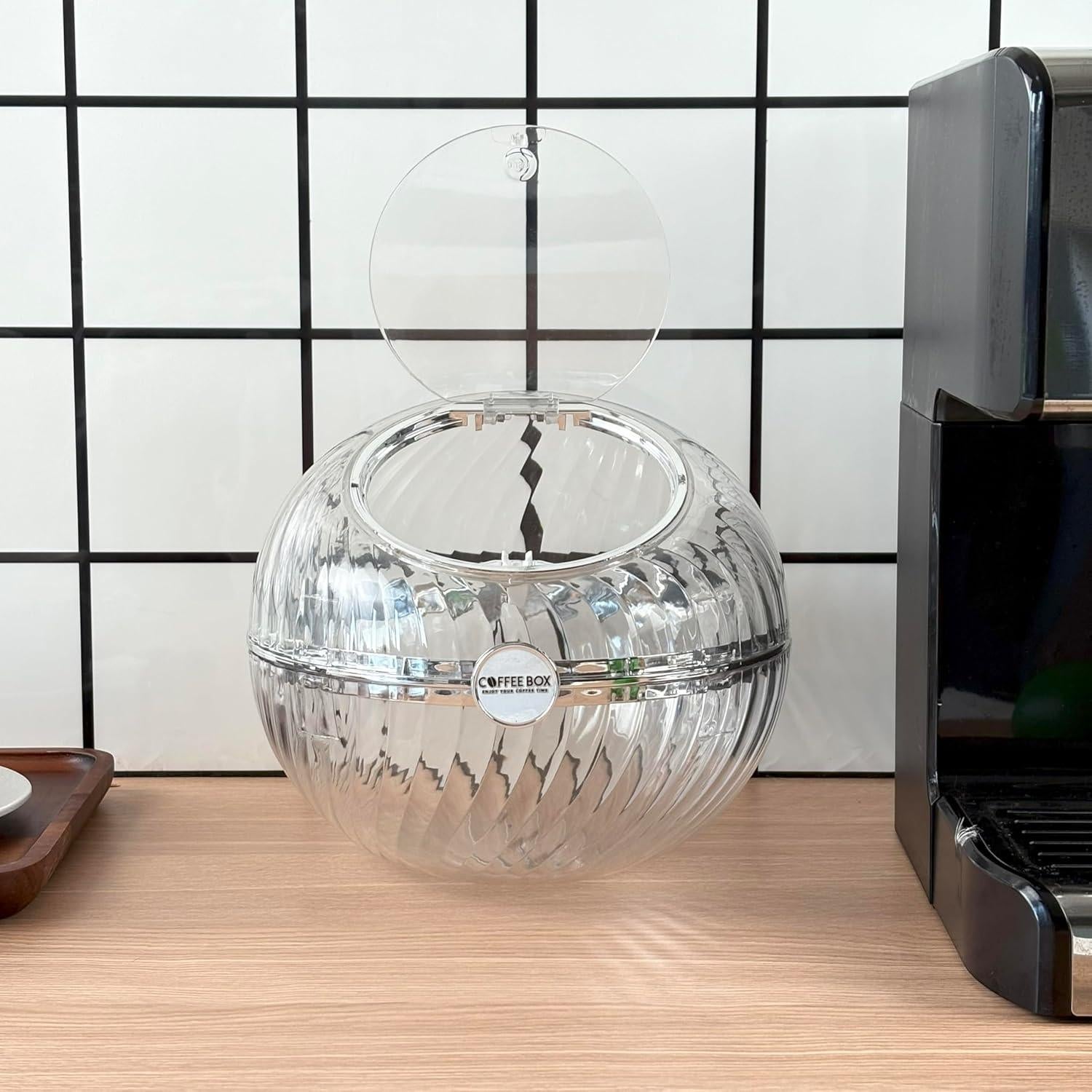 Organizador de cápsulas de café Nutaito - 120+ K-Cups, claro