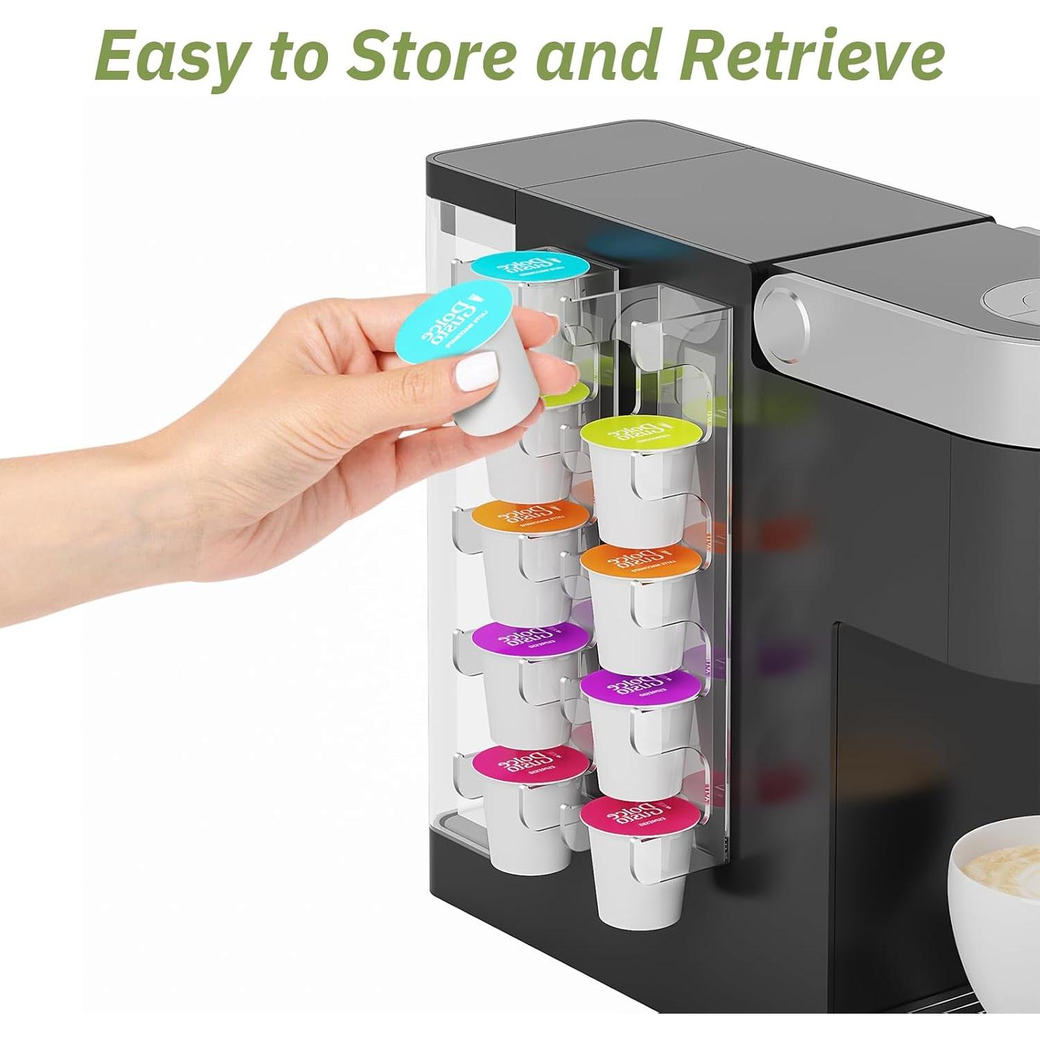 Soporte de Pod de Café NiHome Acrílico Transparente 2 Pzs