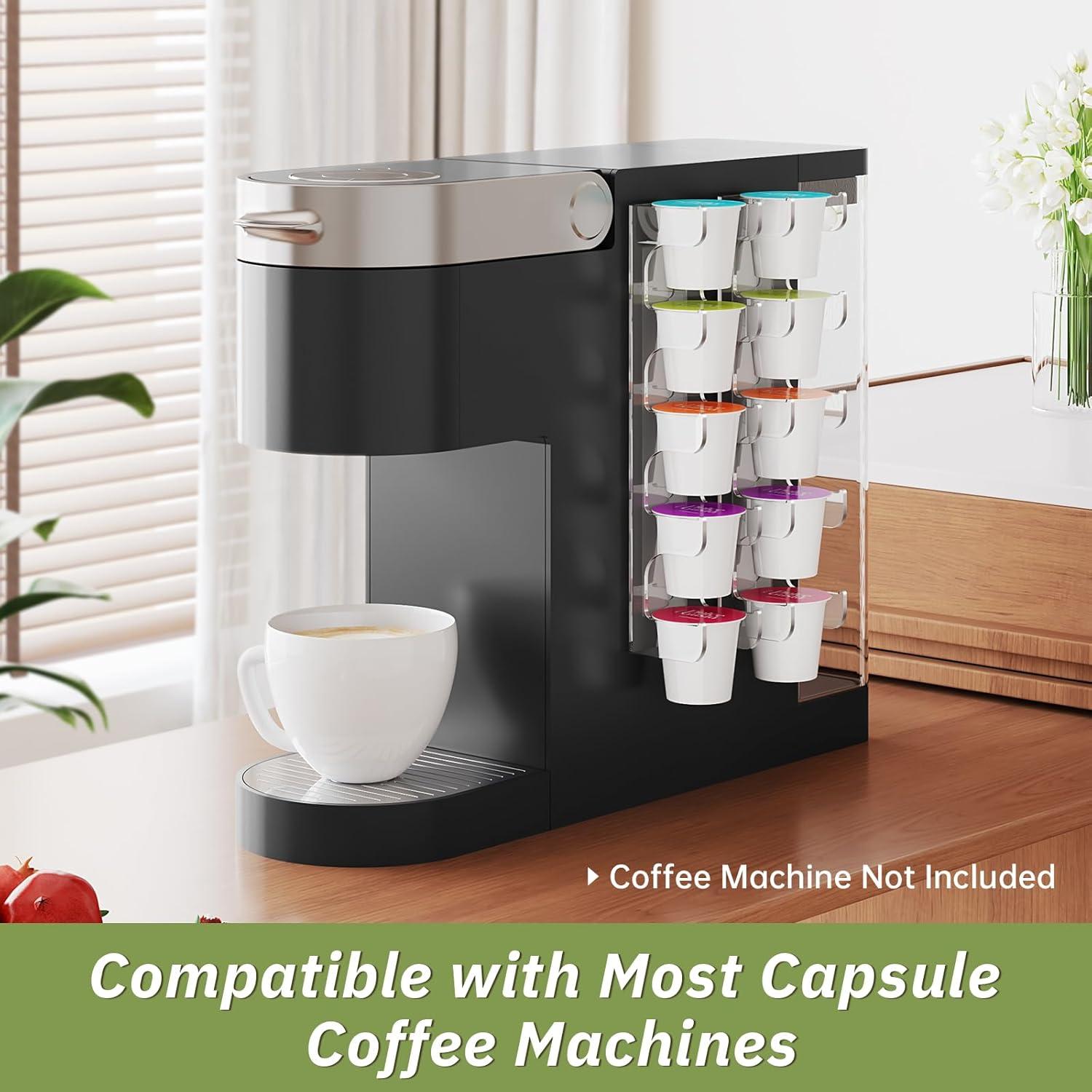 Soporte de Pod de Café NiHome Acrílico Transparente 2 Pzs