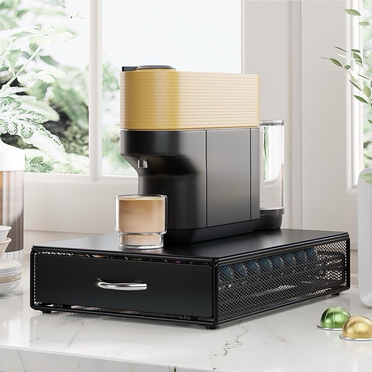 Cajón Organizador para Cápsulas de Café MANHONGYU Negro 40 PCS