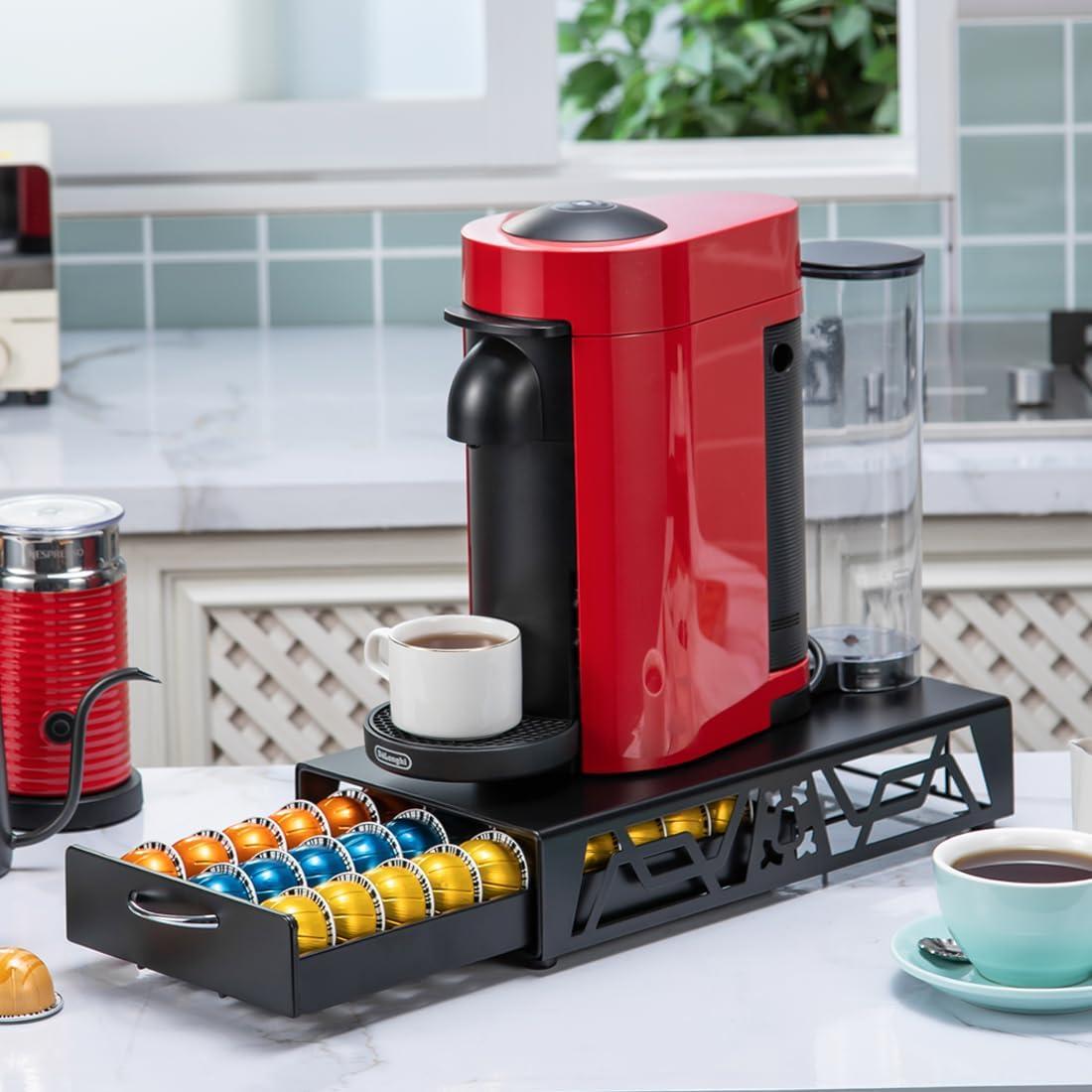 Organizador de Cápsulas de Café FlagShip Metal Negro 30 Cápsulas