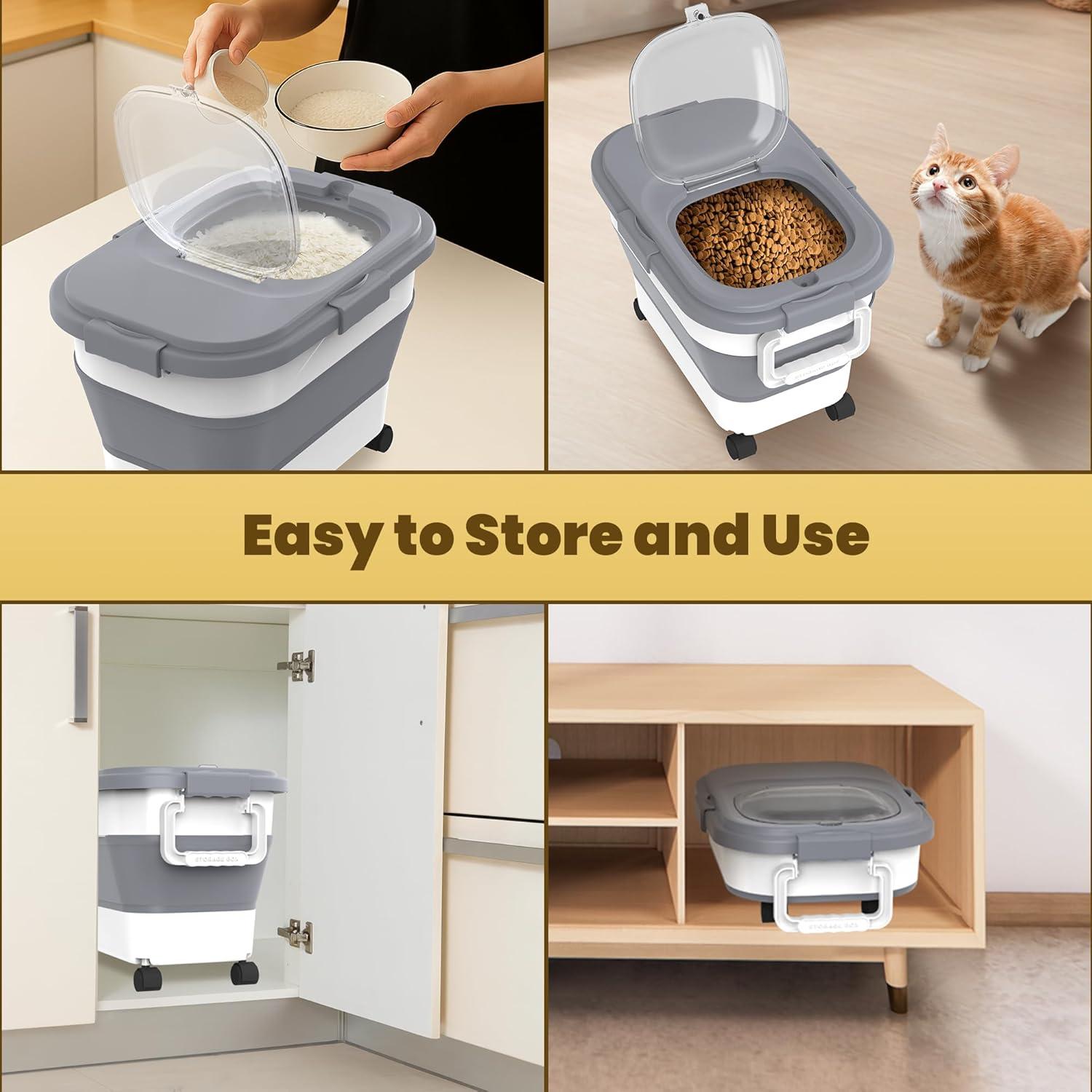 Contenedor de Almacenamiento de Alimentos HOYTAMDAR 20-30 kg