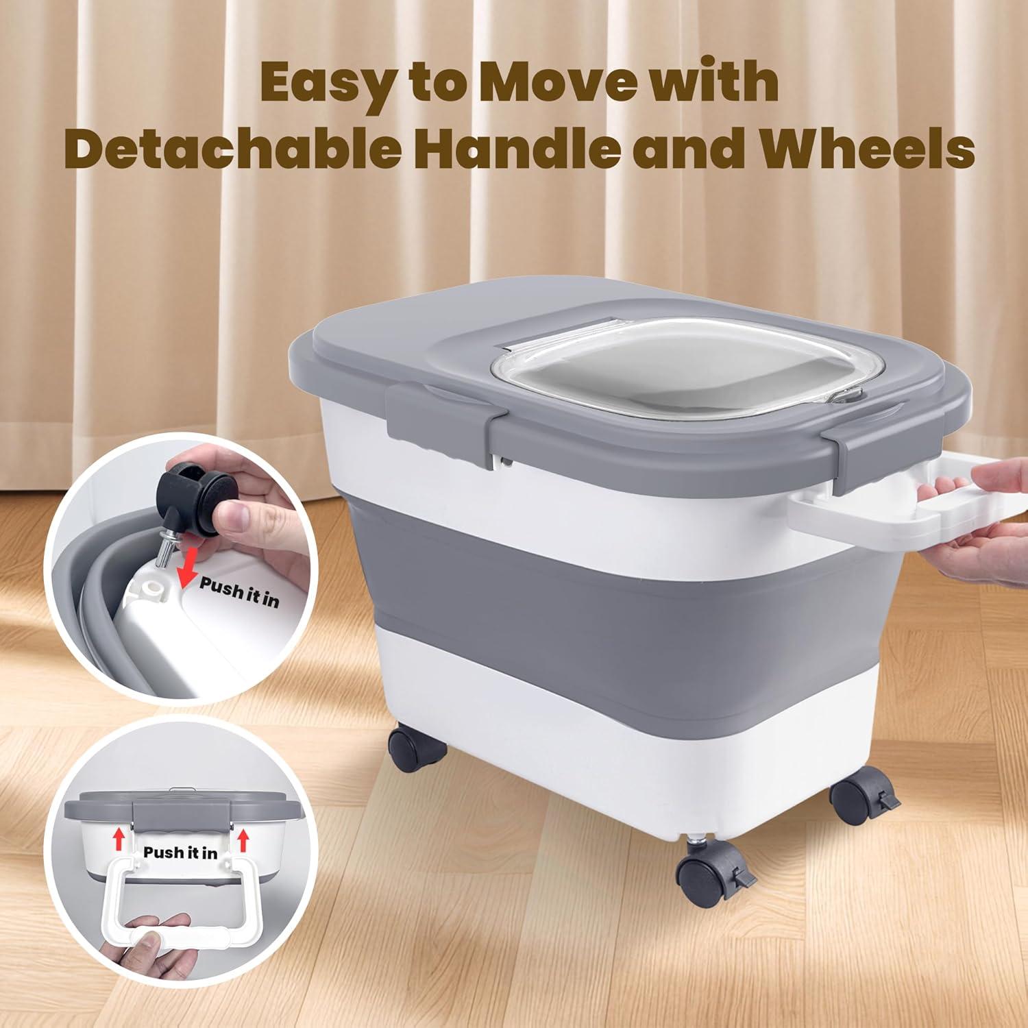 Contenedor de Almacenamiento de Alimentos HOYTAMDAR 20-30 kg