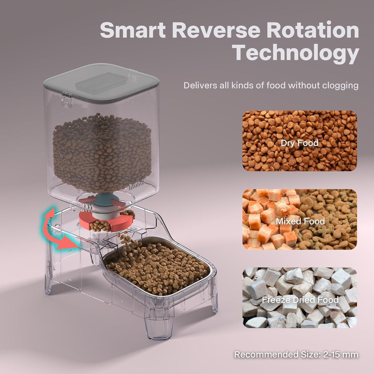 Comedero Automático Elevado MUBBI para Gatos y Perros 7L