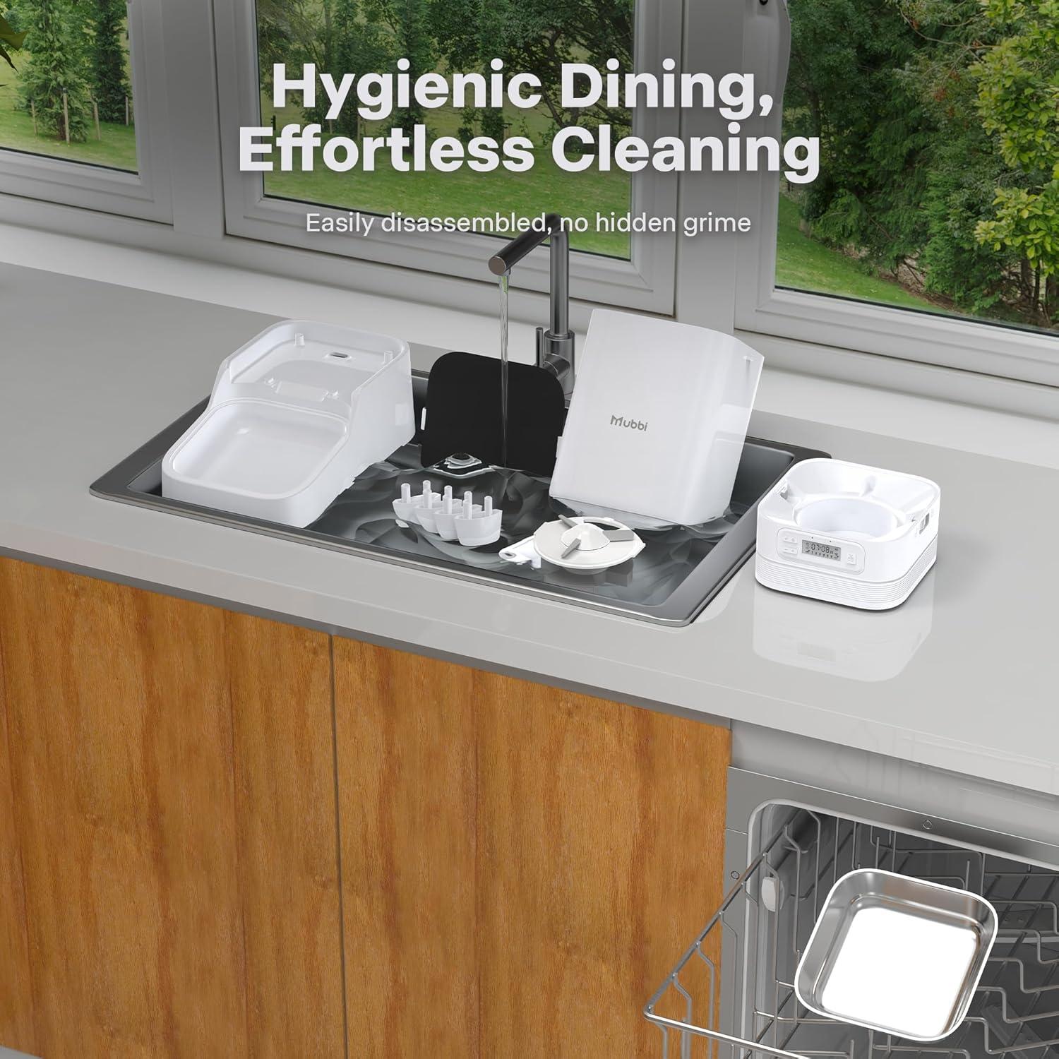 Comedero Automático Elevado MUBBI para Gatos y Perros 7L