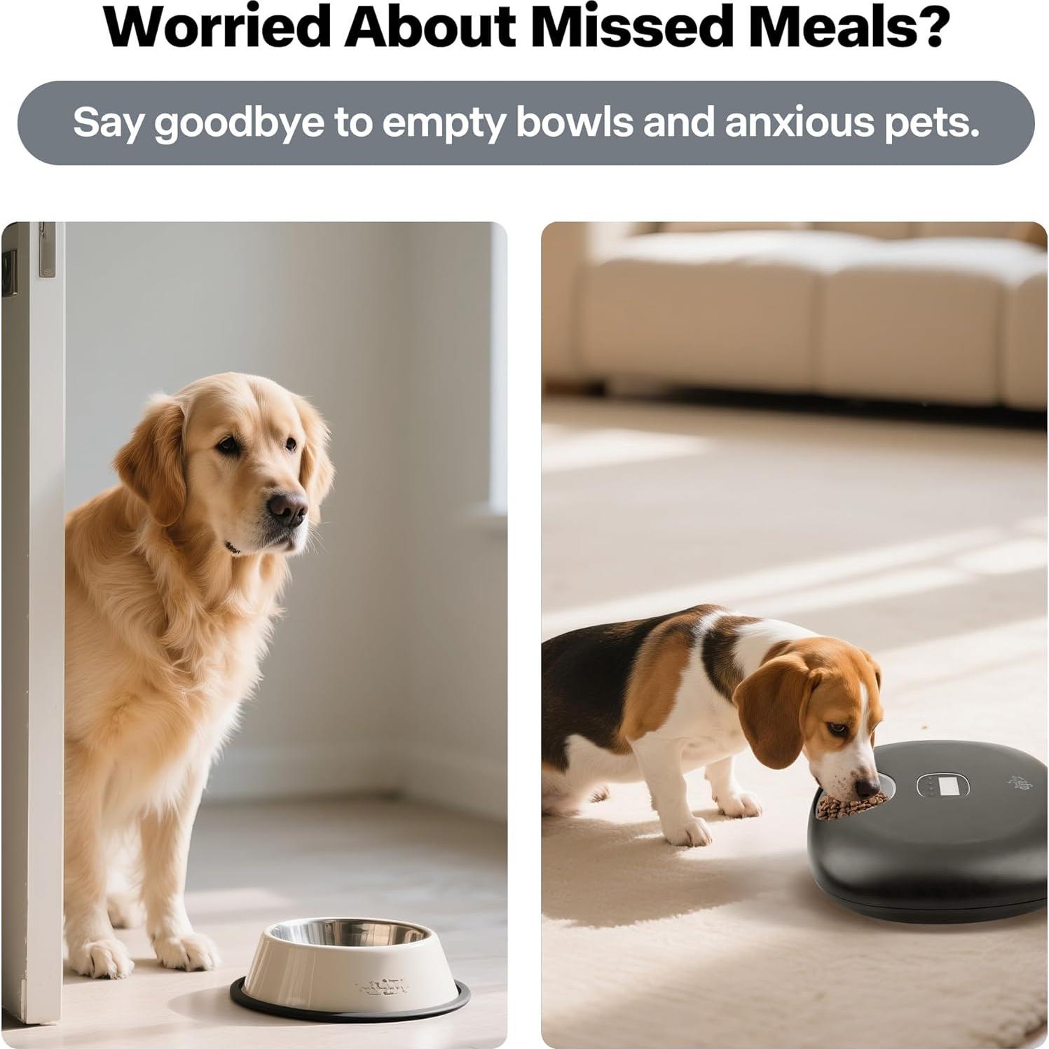 Comedero Automático Recargable AFP 5709 para Mascotas 1.93 kg