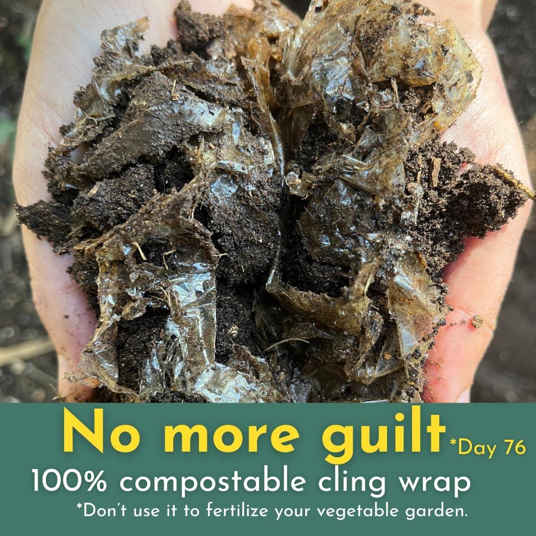 Dispensador de Envoltura Plástica Compostable Ikigaia 100m