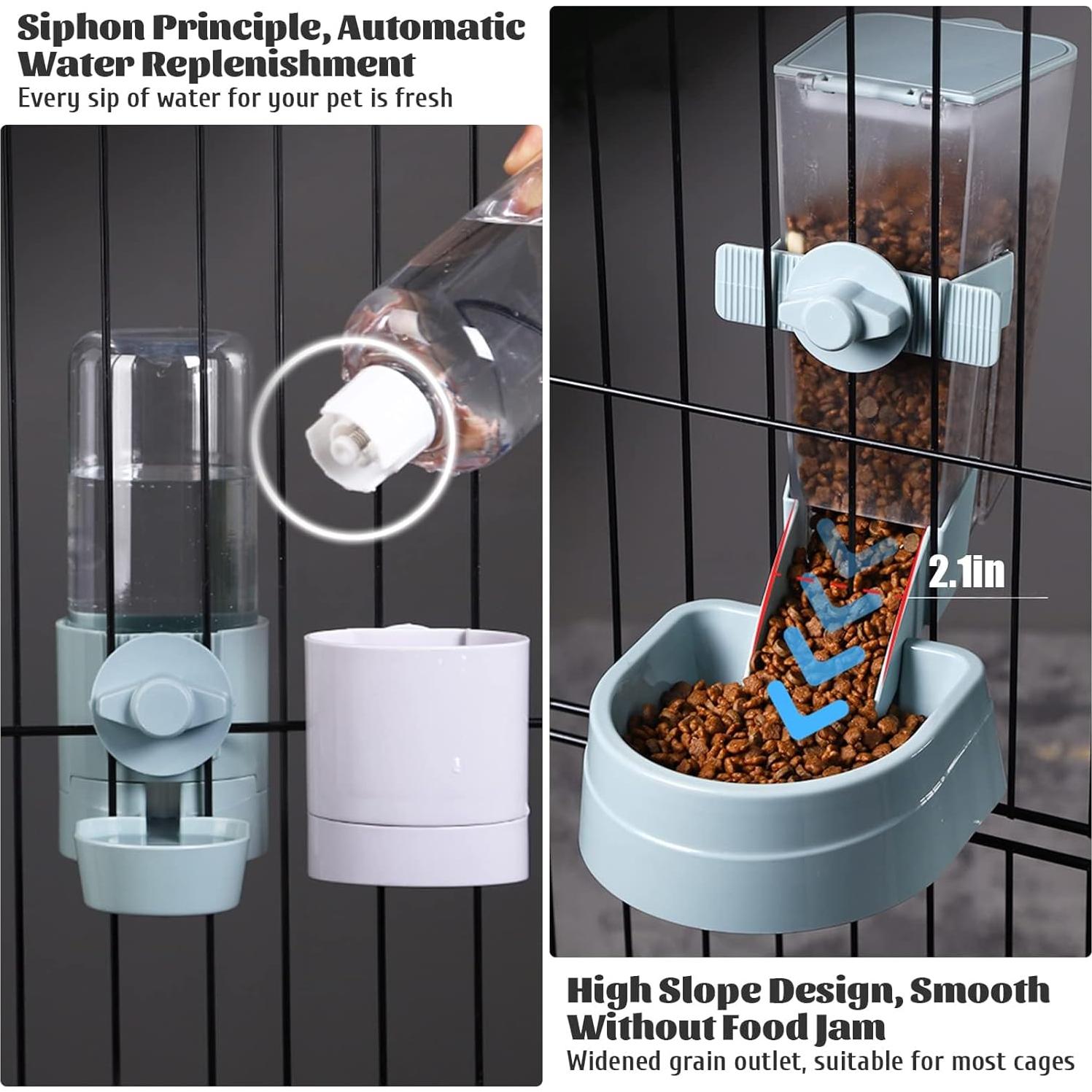 Dispensador de Agua y Comida Automático Kathson 2L para Conejos y Gatos
