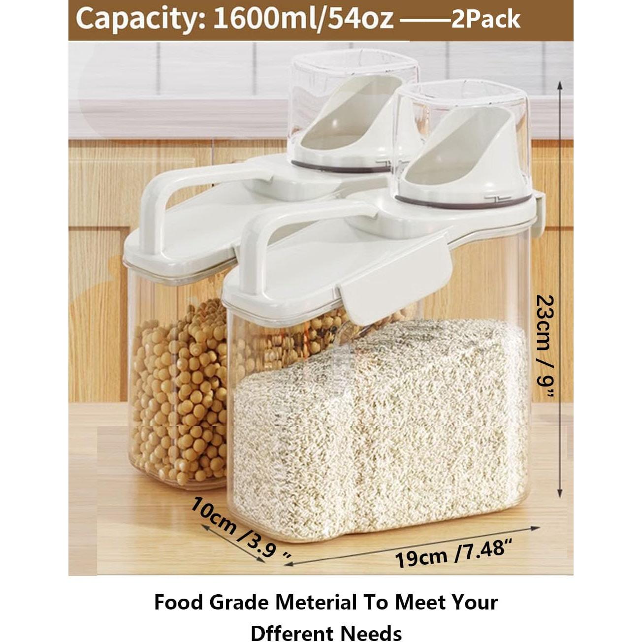 Contenedor Hermético de Alimentos Besmall 1.6L con Pico Vertedor