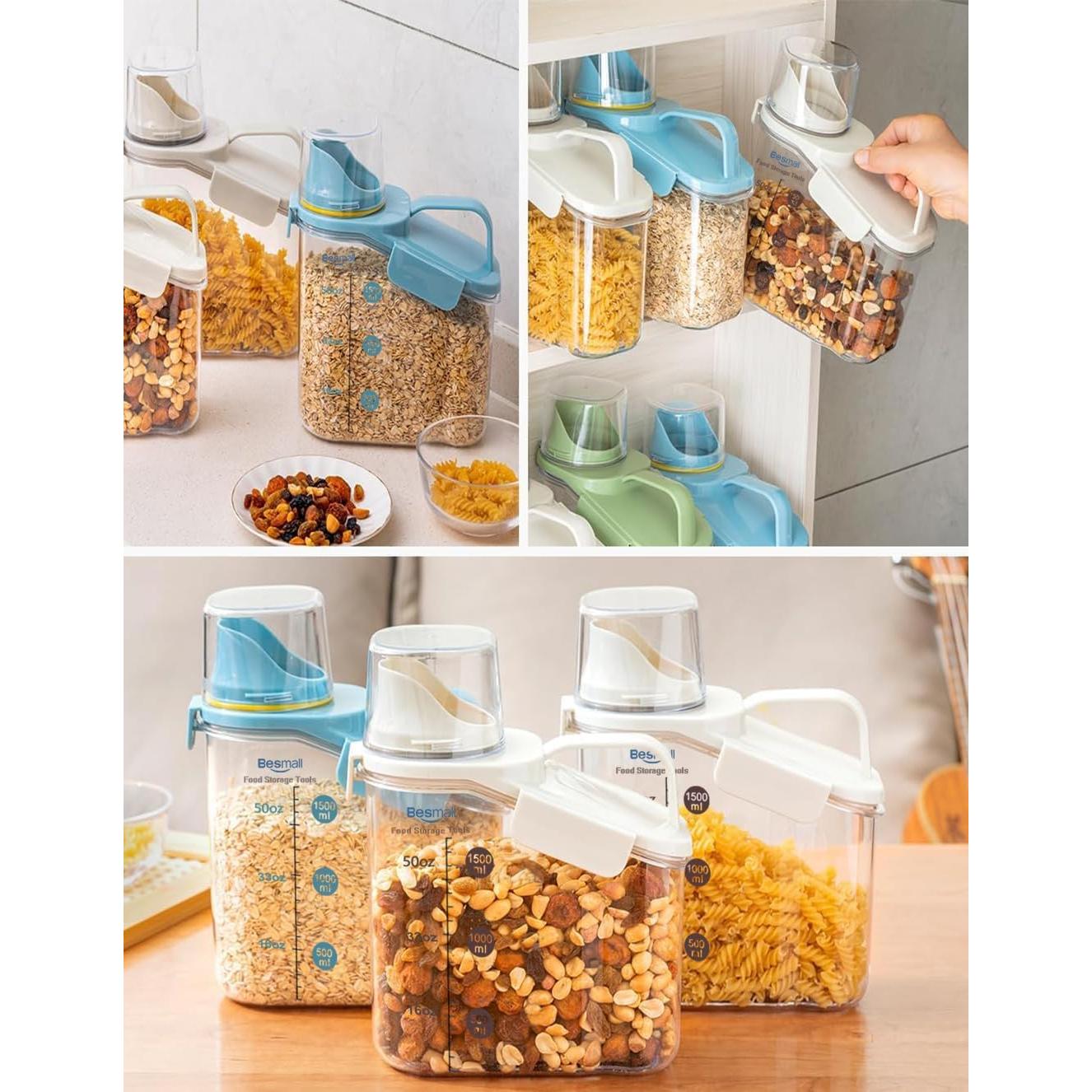 Contenedor Hermético de Alimentos Besmall 1.6L con Pico Vertedor