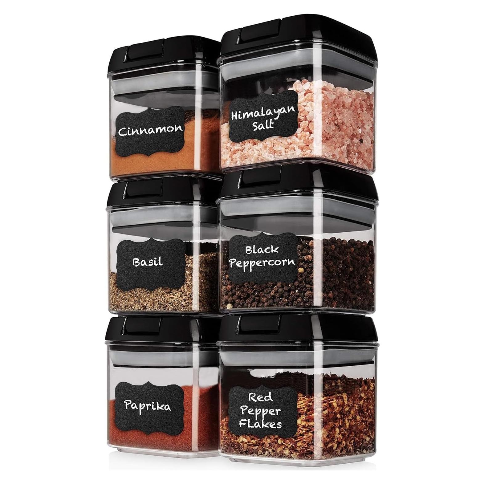 Shazo 6 PC Contenedores de Almacenamiento Herméticos 0.5L