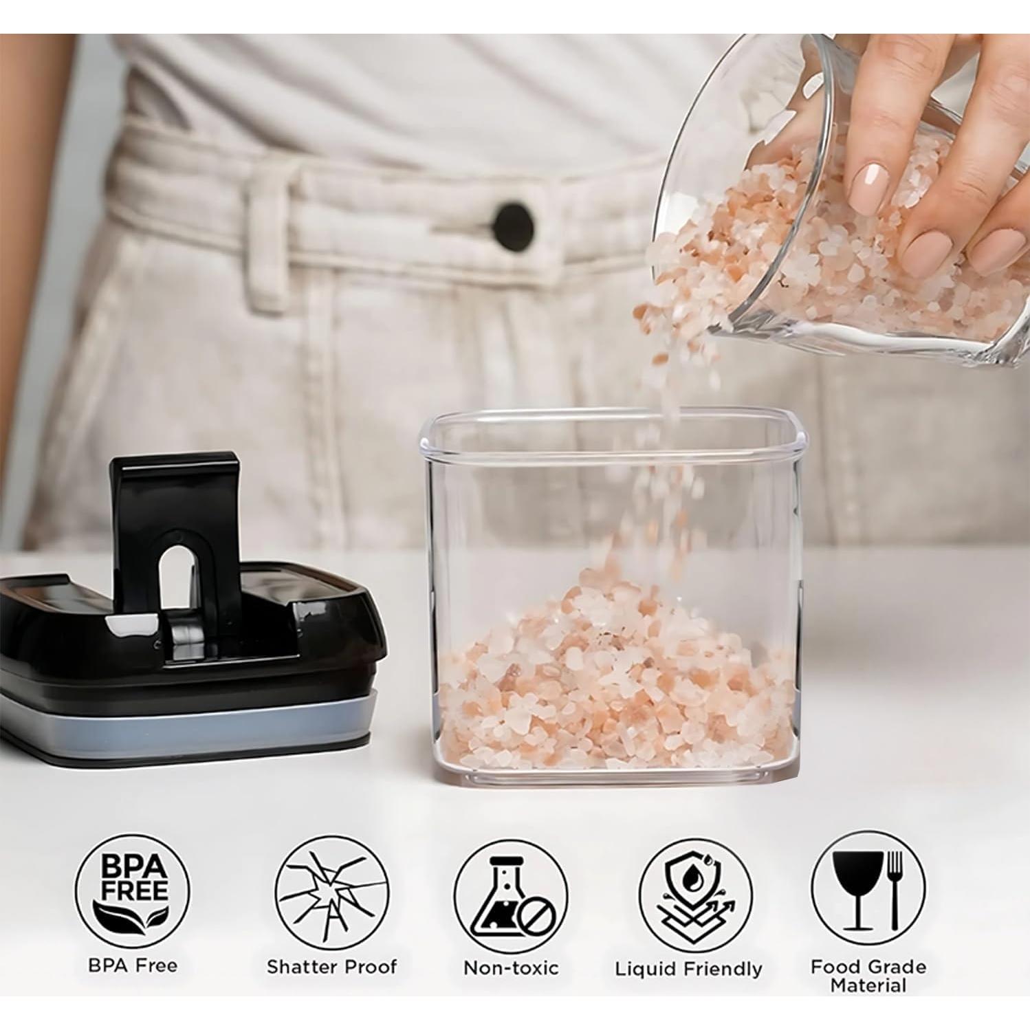 Shazo 6 PC Contenedores de Almacenamiento Herméticos 0.5L