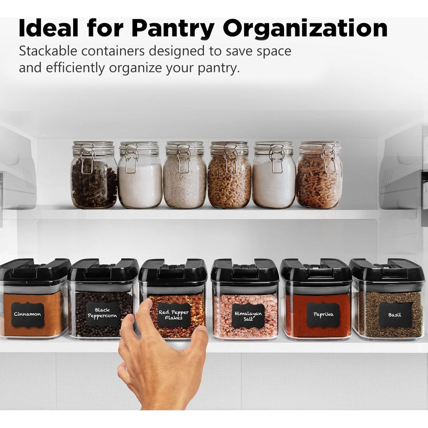 Shazo 6 PC Contenedores de Almacenamiento Herméticos 0.5L