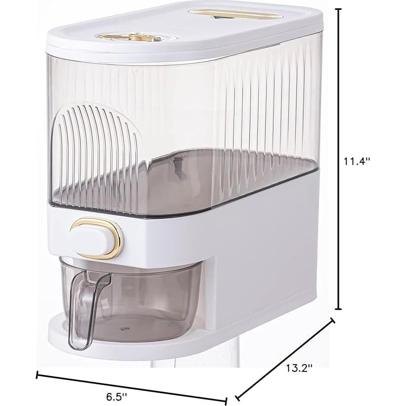 Dispensador de Arroz 4.99kg Genérico con Taza Medidora y Conservación
