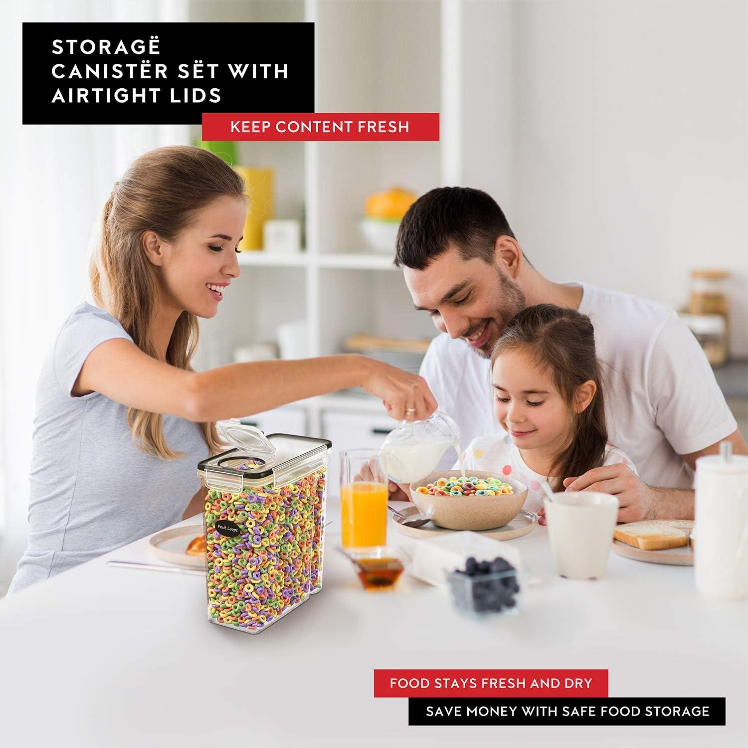 Contenedores de Cereal Grande DWELLZA KITCHEN 6.3L 2 Pcs