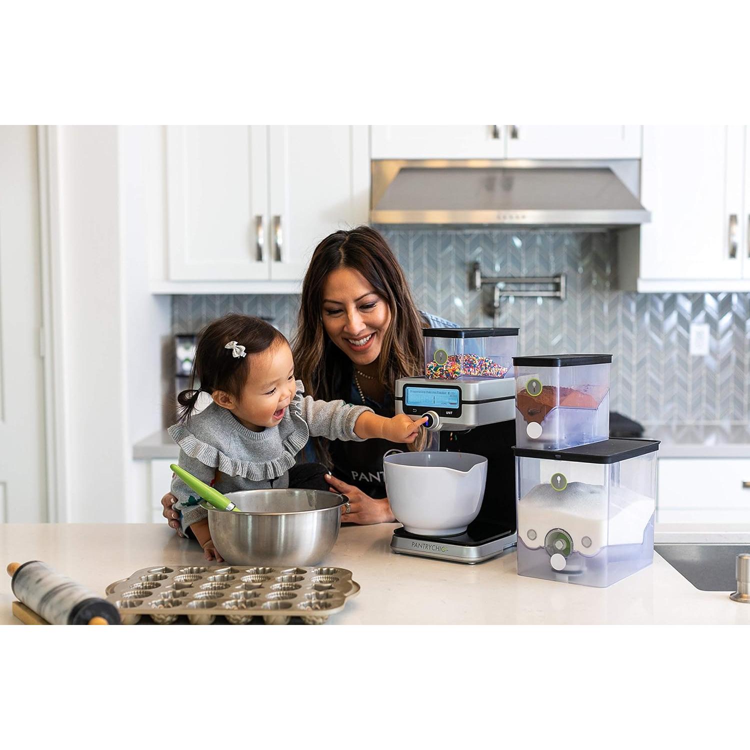 SmartCanister Grande PantryChic - Tarro Hermético para Ingredientes Secos