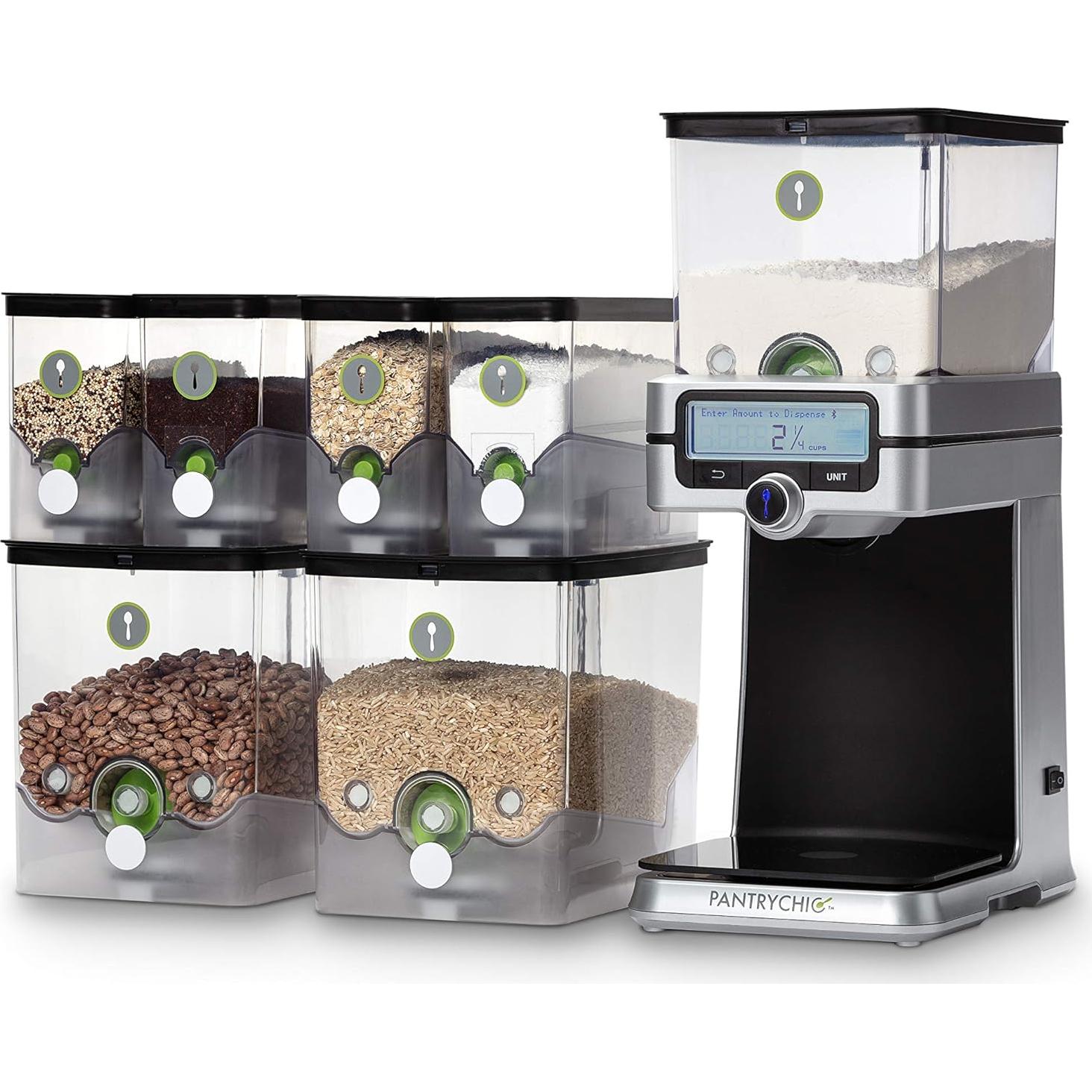 SmartCanister Grande PantryChic - Tarro Hermético para Ingredientes Secos