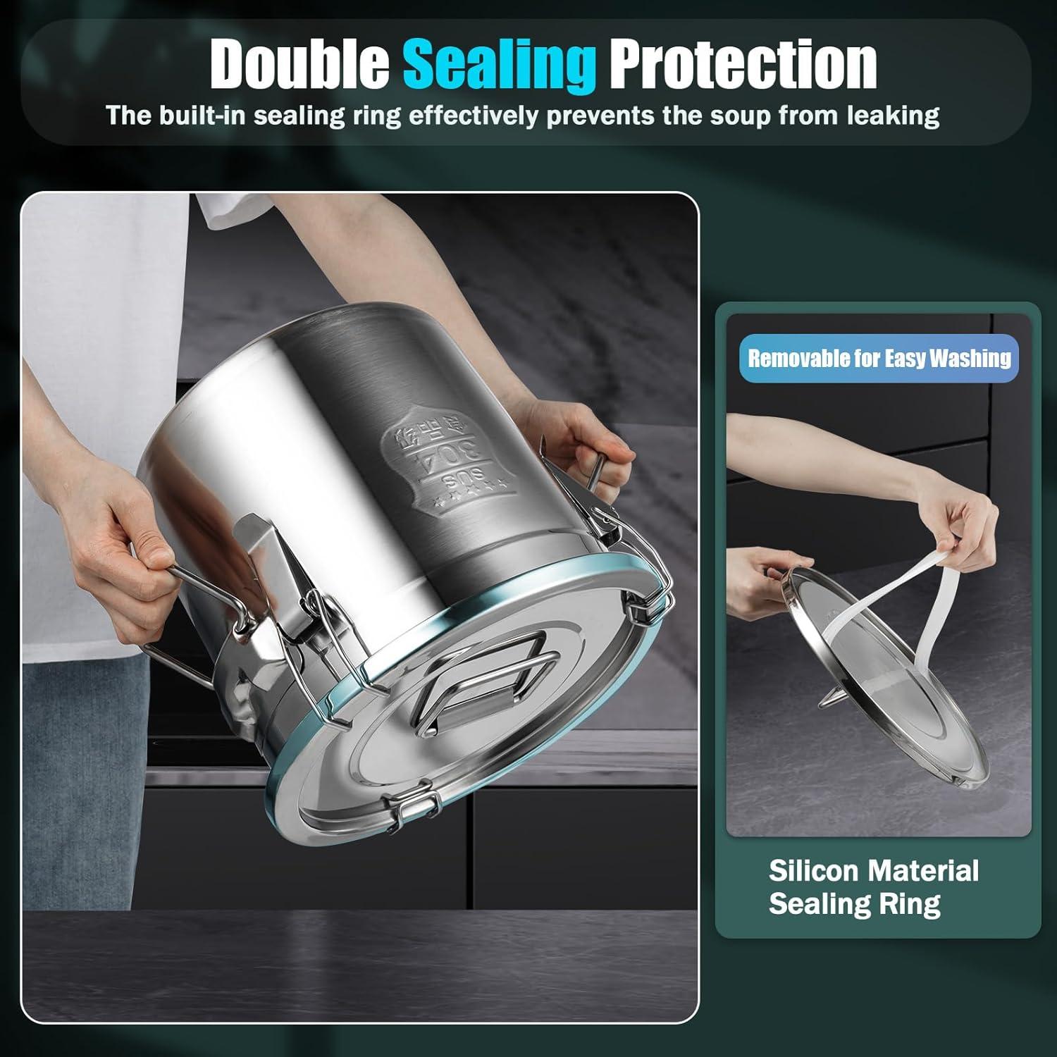 Contenedor Hermético Acero Inoxidable 12L TYsookuPro