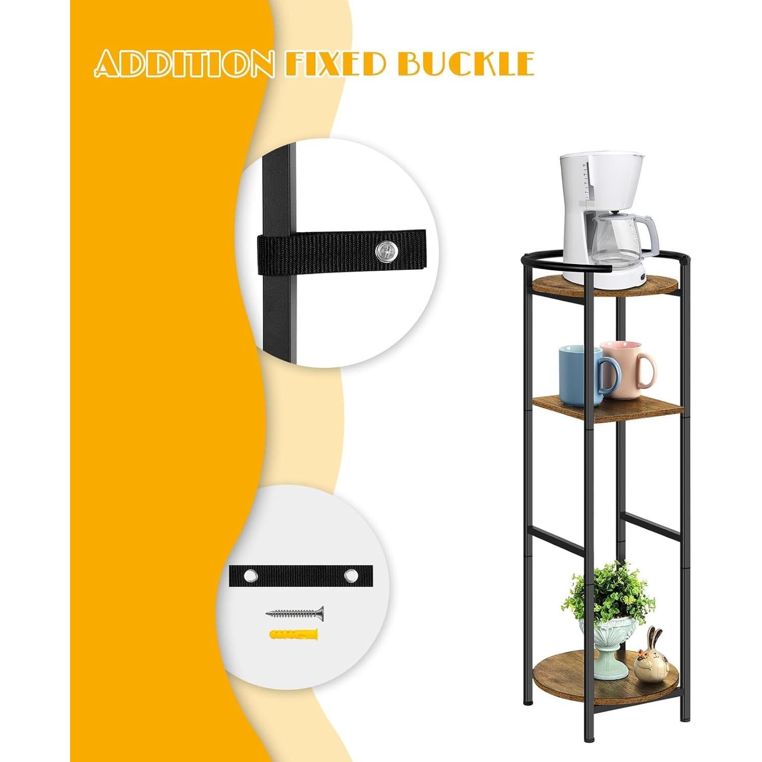 Soporte para dispensador de agua OYEAL 5 galones 3 niveles MDF