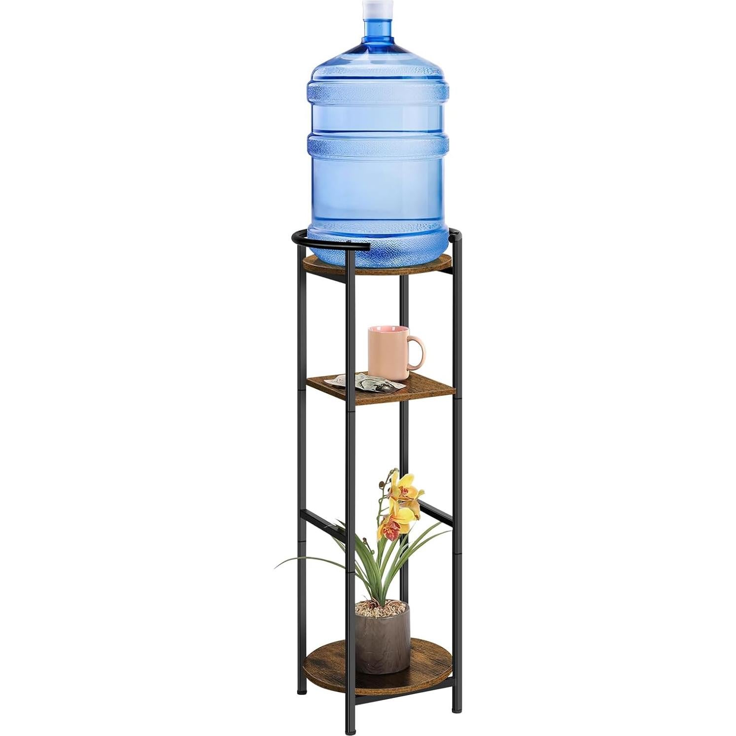 Soporte para dispensador de agua OYEAL 5 galones 3 niveles MDF