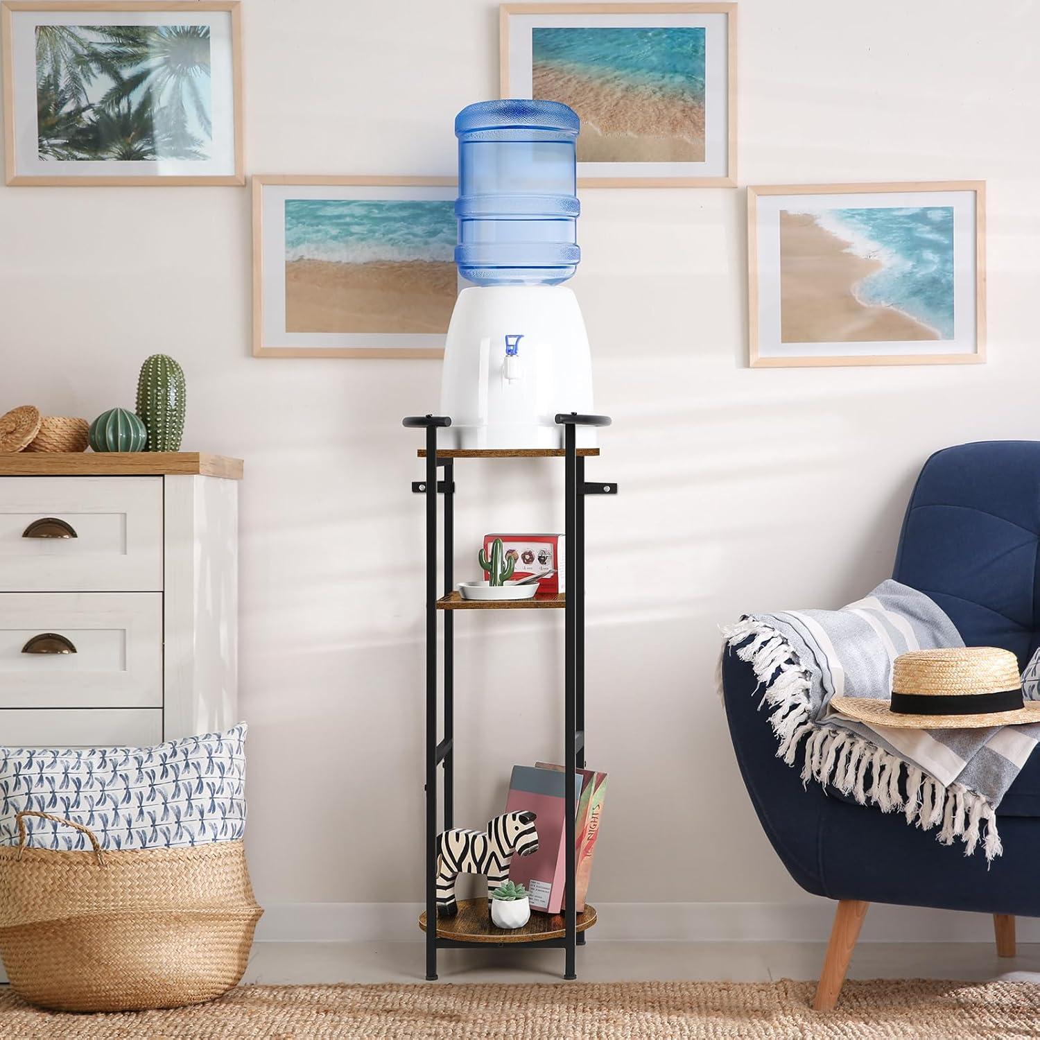 Soporte para dispensador de agua OYEAL 5 galones 3 niveles MDF