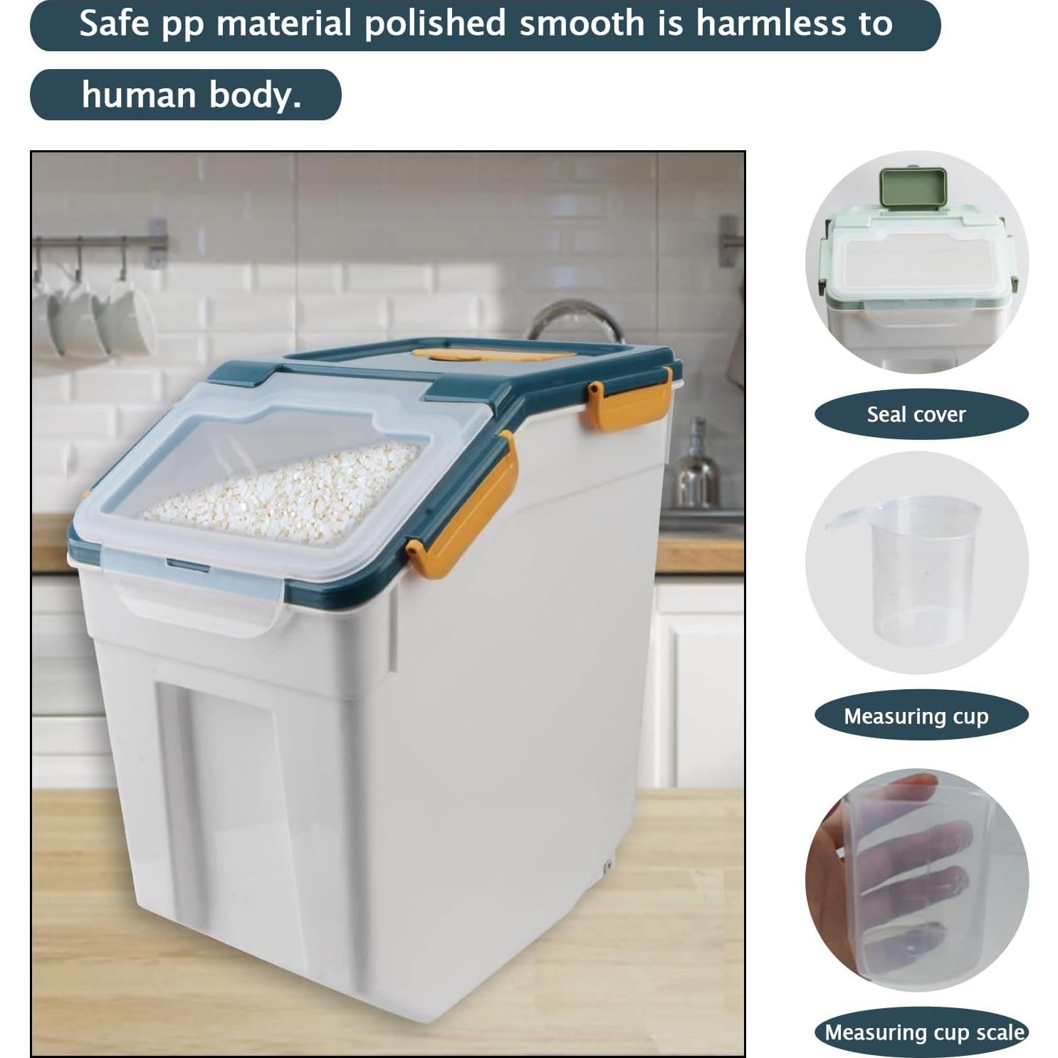 Contenedor de Almacenamiento Hermético MC MEICHUANG 80LB