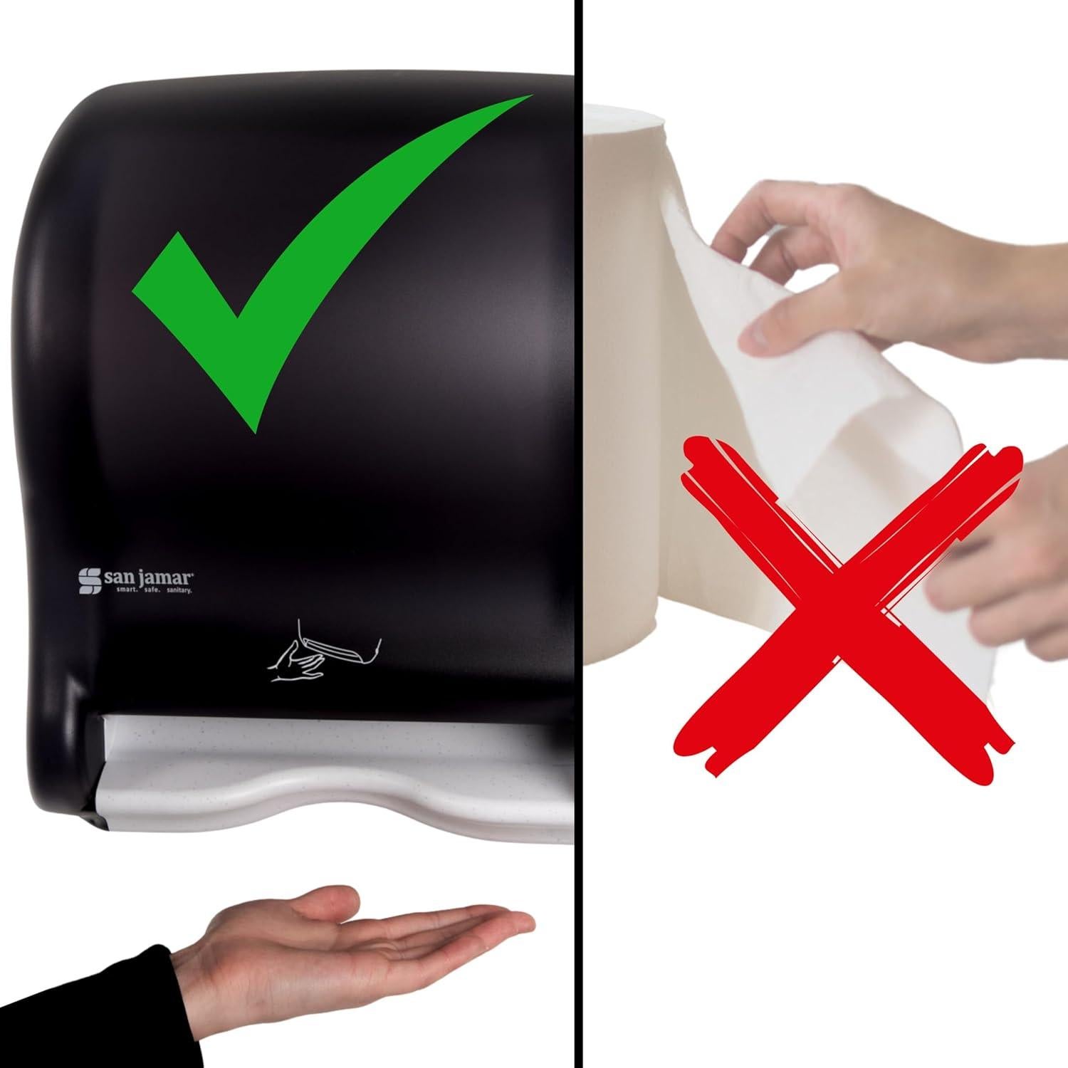 Dispensador de Toallas de Papel San Jamar T8400TBK Negro