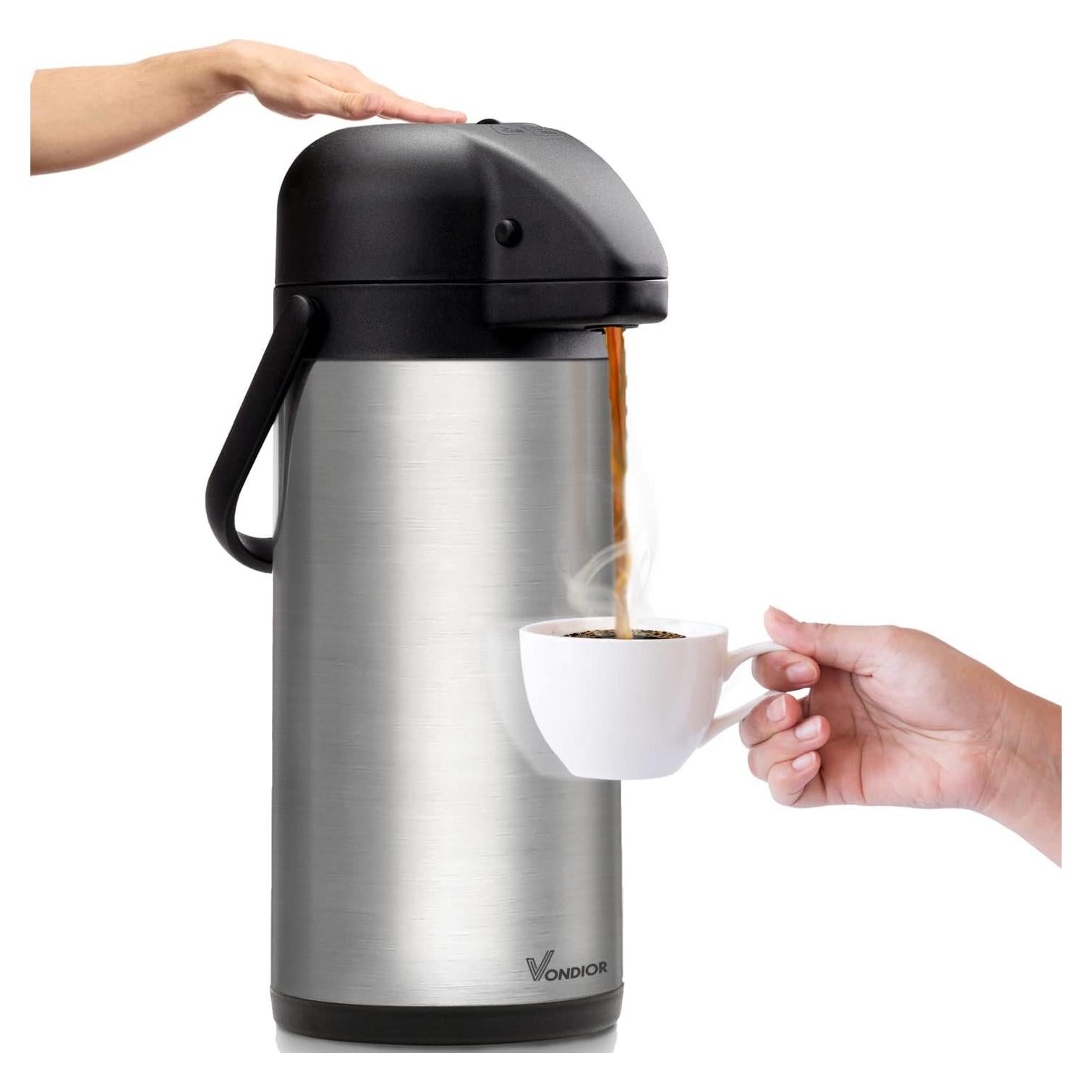 Jarra Térmica Vondior 3L Acero Inoxidable con Bomba