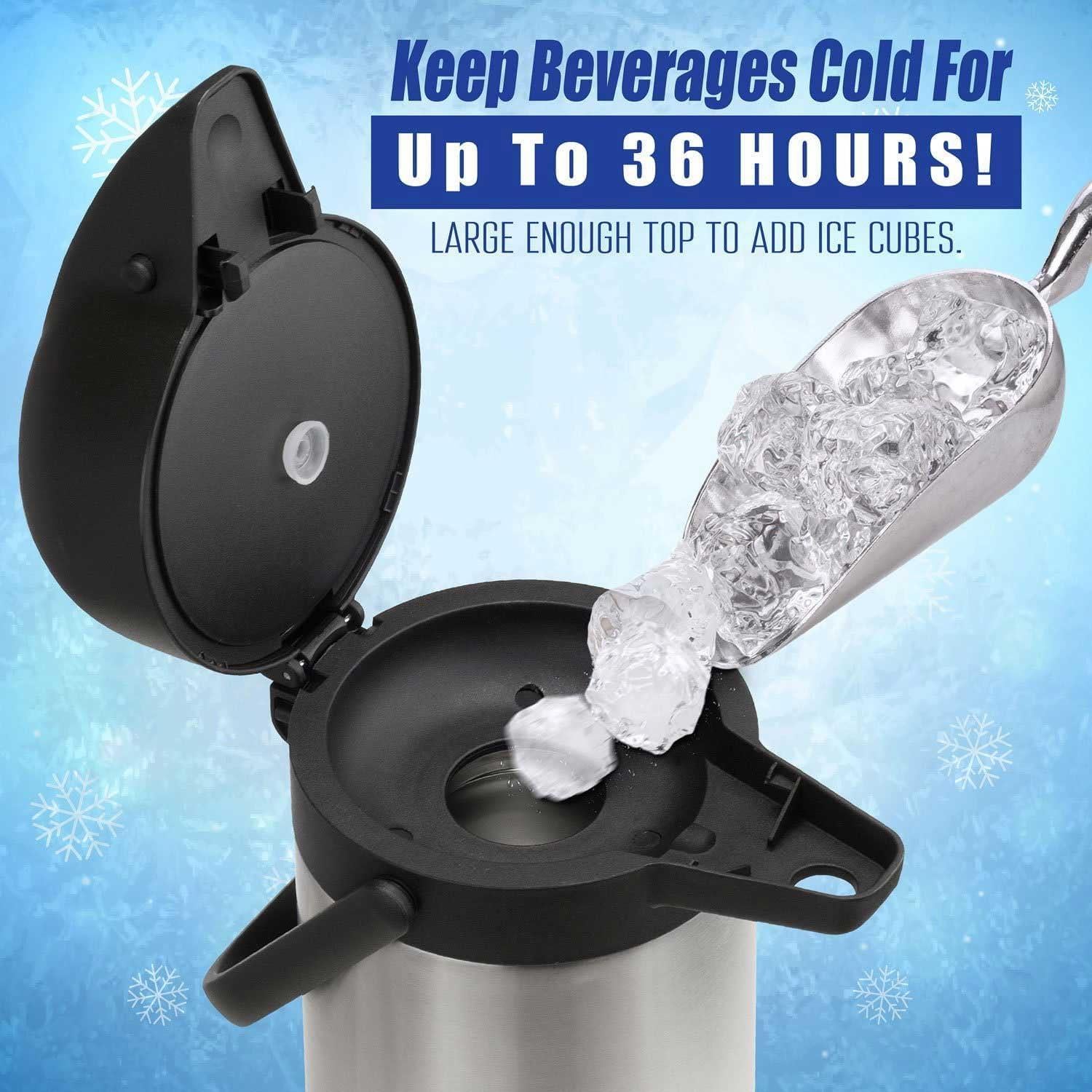 Jarra Térmica Vondior 3L Acero Inoxidable con Bomba