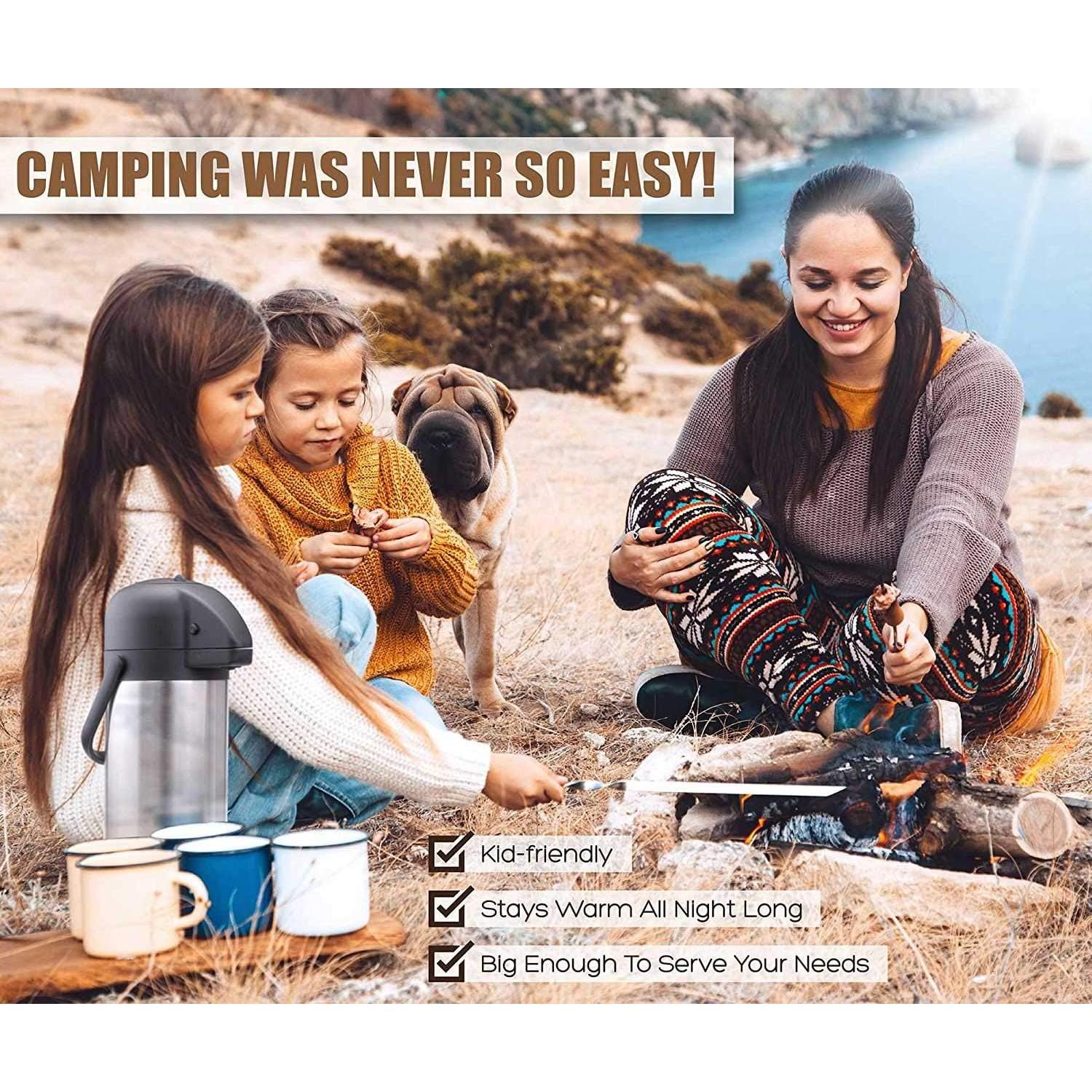 Jarra Térmica Vondior 3L Acero Inoxidable con Bomba