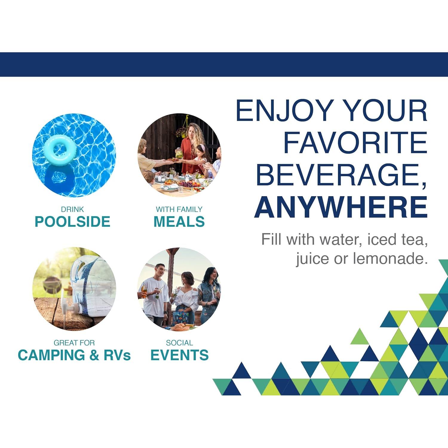 Dispensador de Bebidas Arrow Ultra Slimline 4.73L Plástico BPA Free