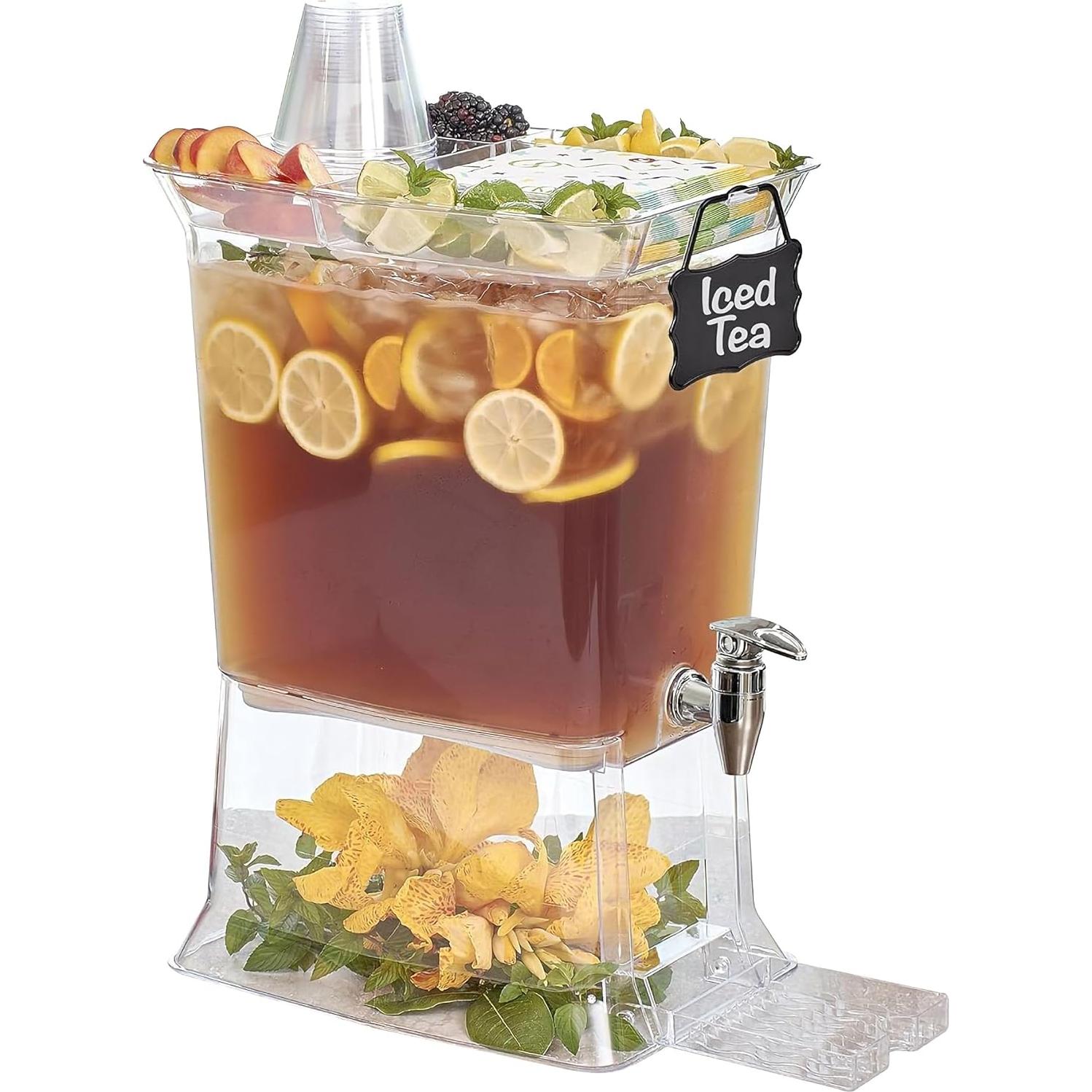 Dispensador de Bebidas Buddeez 11.36L con Tapa y Bandeja Goteo