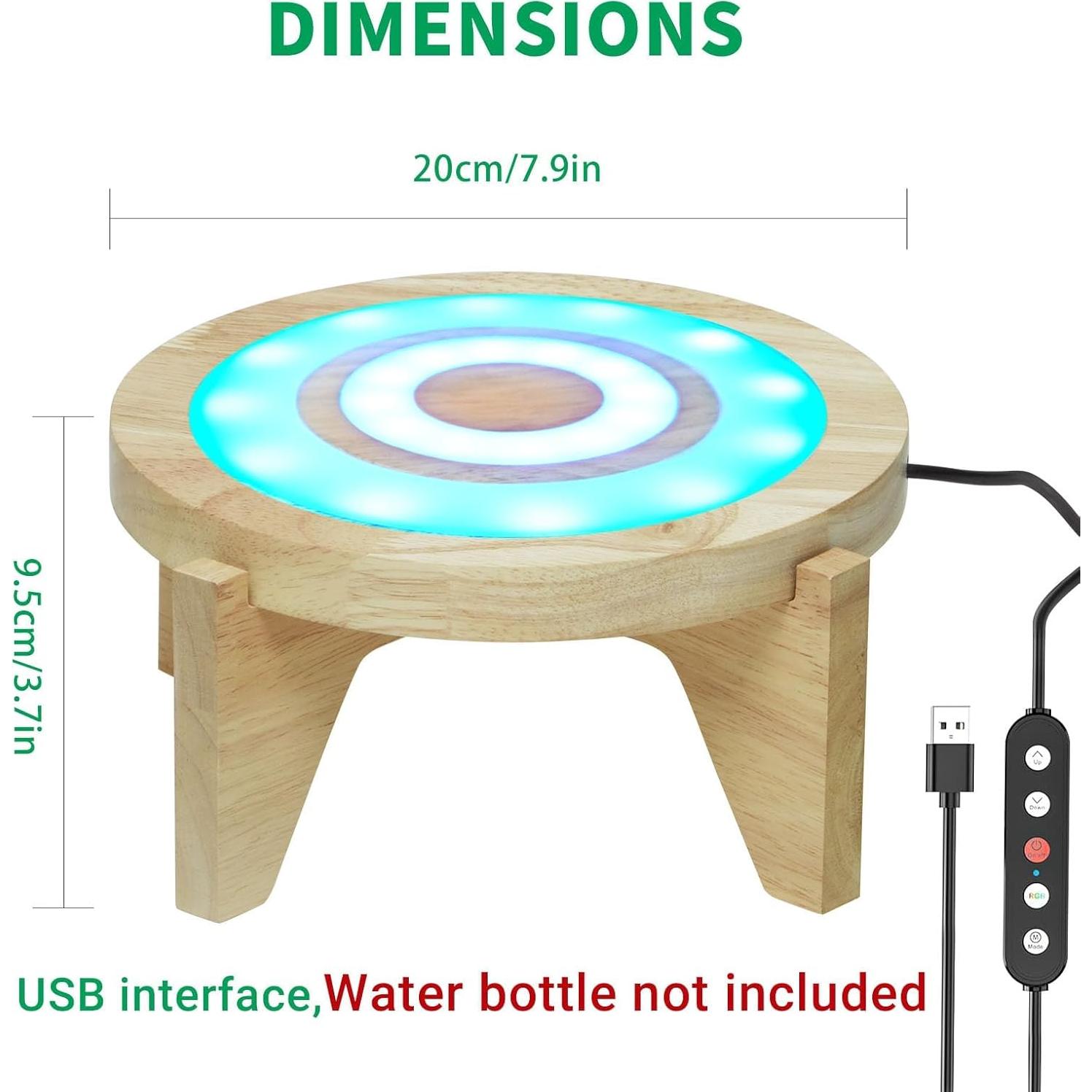 Soporte para Dispensador de Bebidas JHHJIFY con LED 21.5 cm