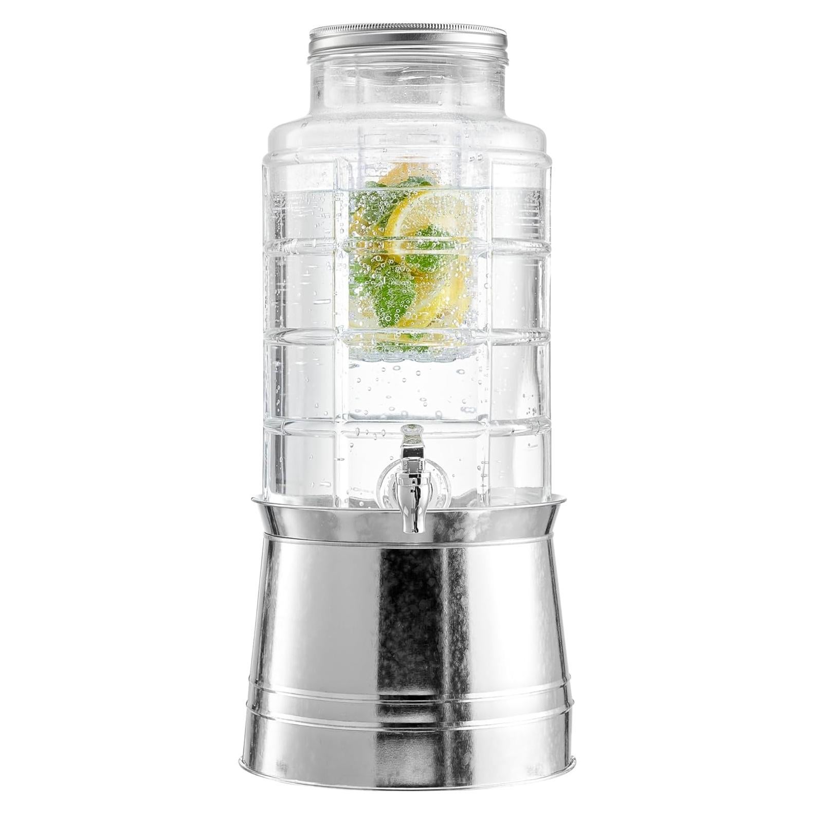 Dispensador de Bebidas de Vidrio Style Setter 9.1L con Grifo